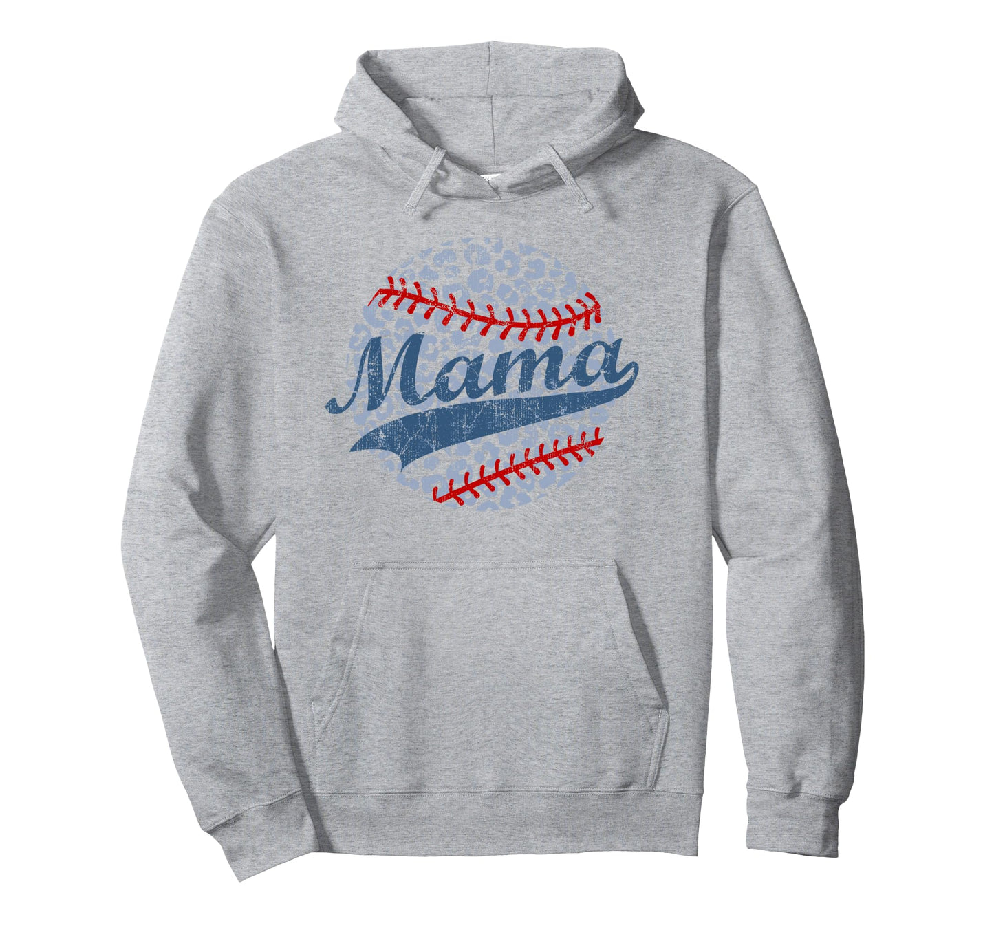 Baseball Mom Leopard Baseball Hoodie - Casual Everyday Wear for Adults - T-Shirt, Sweatshirt, Hoodie