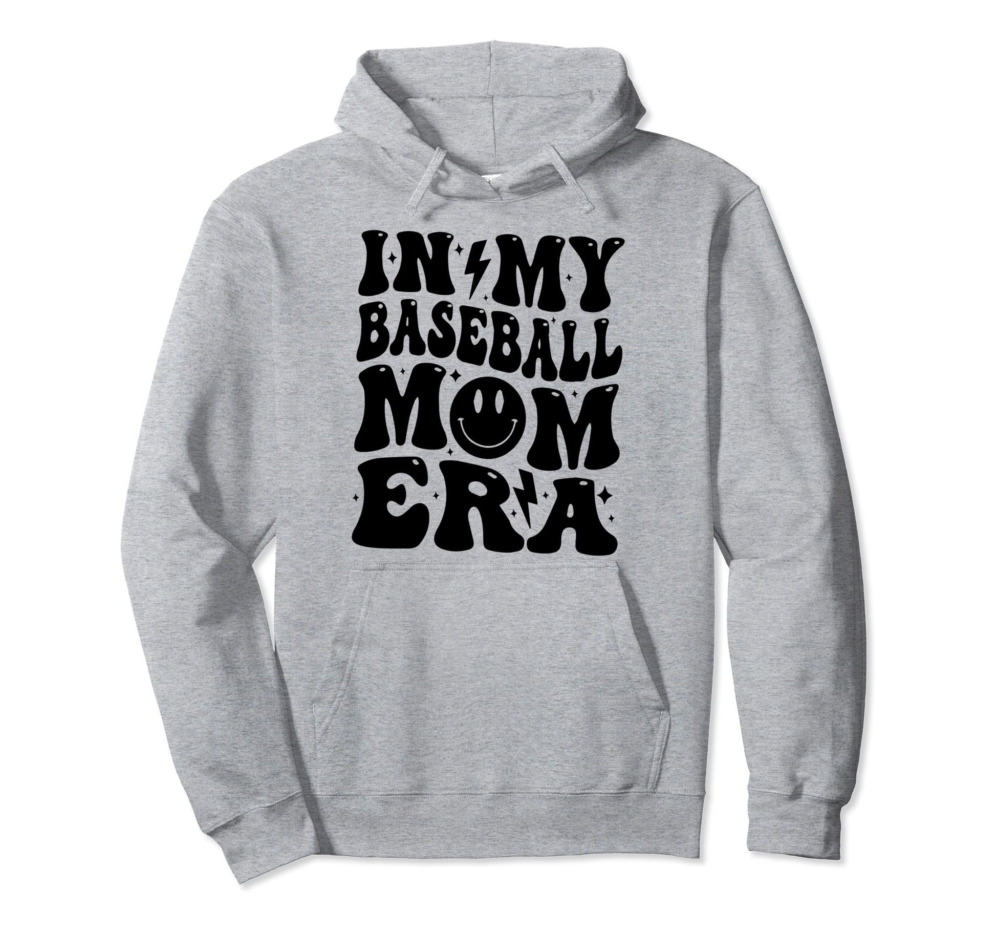 Funny Family Mama My Baseball Mom Era Hoodie - Graphic Print for Adults - T-Shirt, Sweatshirt, Hoodie