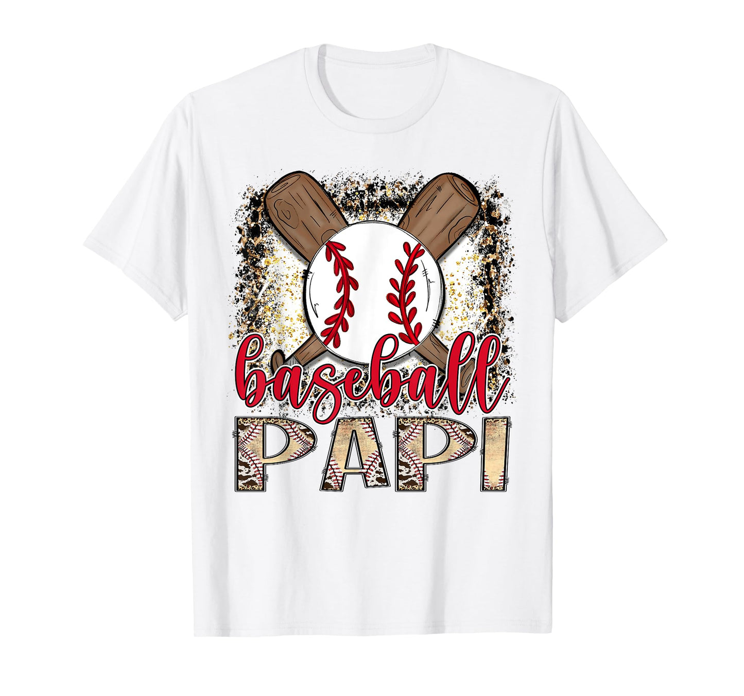 Baseball Papi Leopard Proud Ball T-Shirt - Aesthetic Graphic for Adults - T-Shirt, Sweatshirt, Hoodie