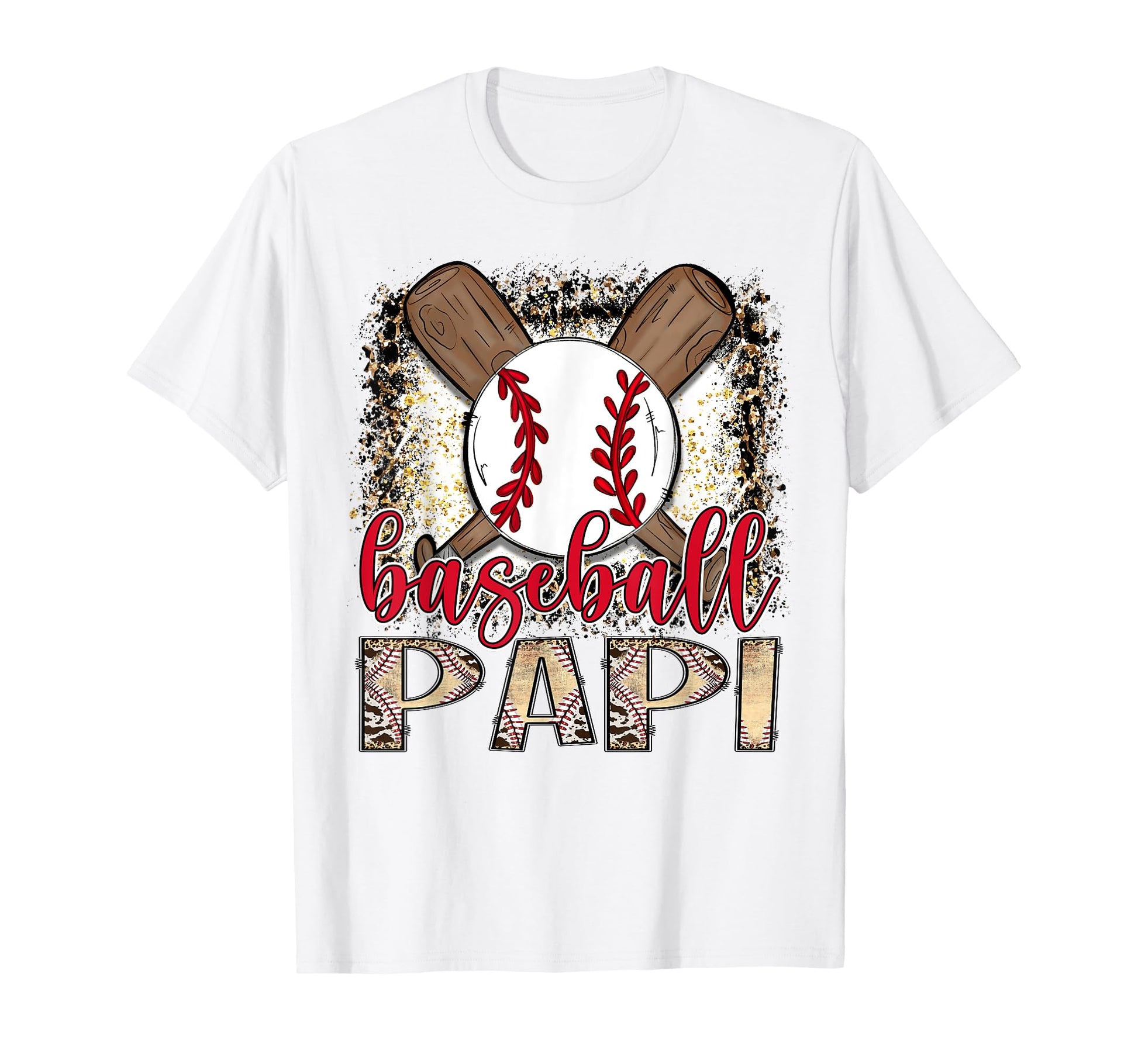 Baseball Papi Leopard Proud Ball T-Shirt - Aesthetic Graphic for Adults - T-Shirt, Sweatshirt, Hoodie