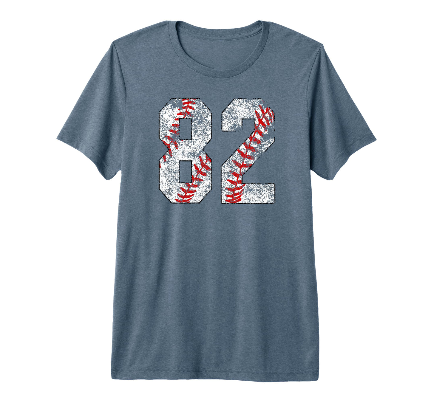 Distressed Baseball Number 82 Jersey T-Shirt - Streetwear Style Unisex - T-Shirt, Sweatshirt, Hoodie