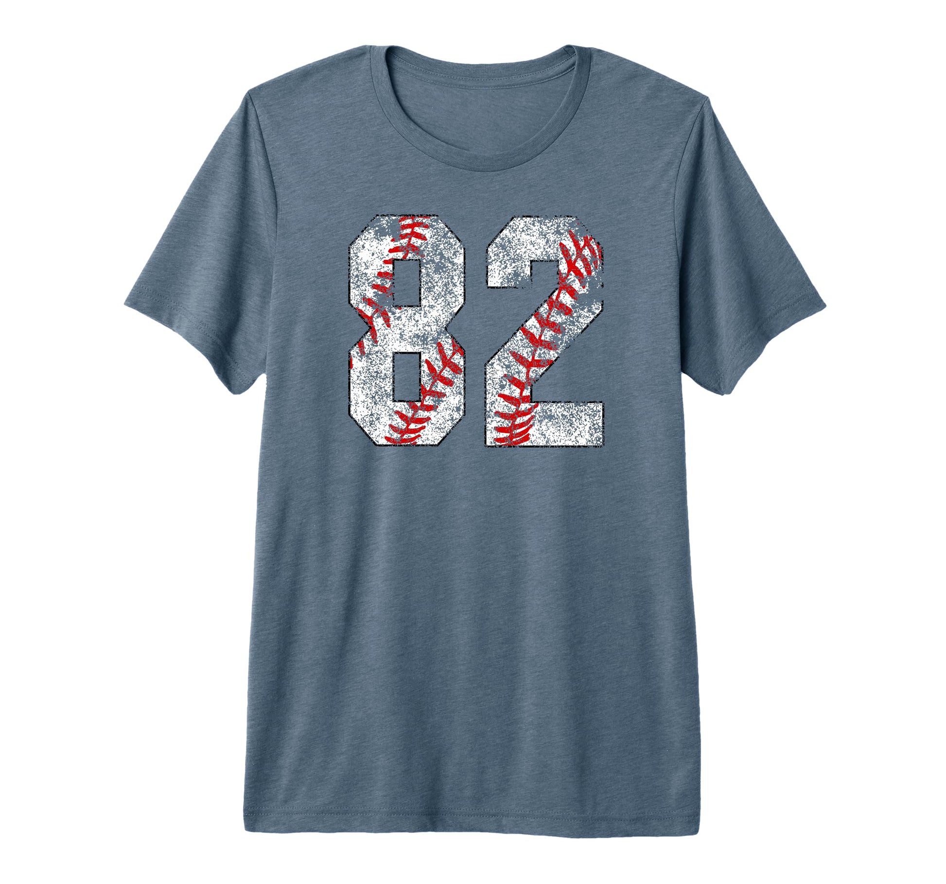 Distressed Baseball Number 82 Jersey T-Shirt - Streetwear Style Unisex - T-Shirt, Sweatshirt, Hoodie