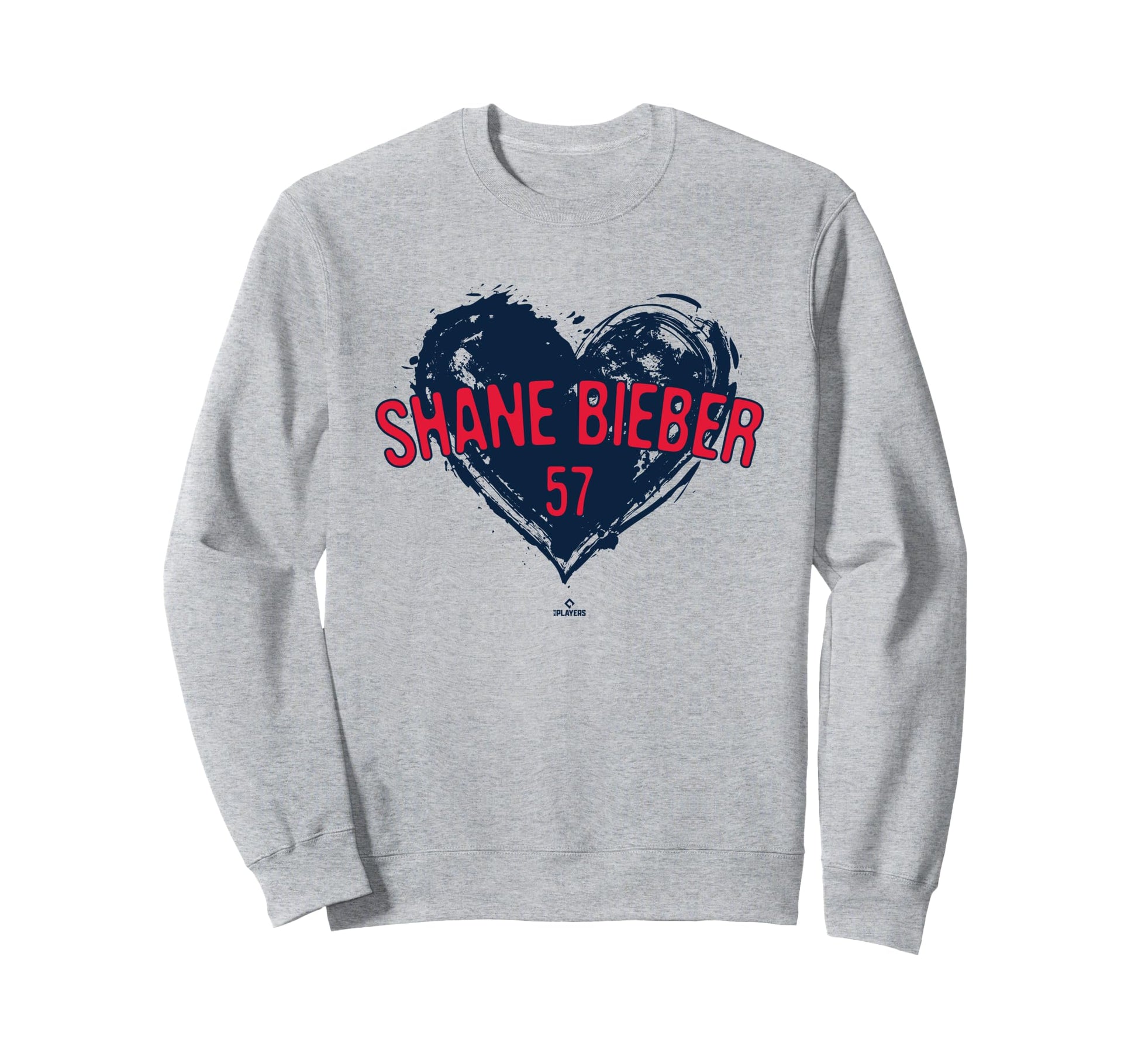 Distressed Heart Shane Bieber Sweatshirt - Custom Art Print for Adults - T-Shirt, Sweatshirt, Hoodie