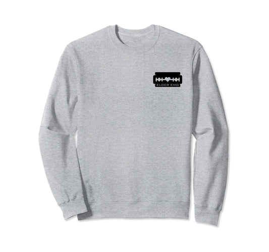 Alt Scene Emo Aesthetic Elder Emo Hoodie - Fun Novelty Design Men Women - T-Shirt, Sweatshirt, Hoodie