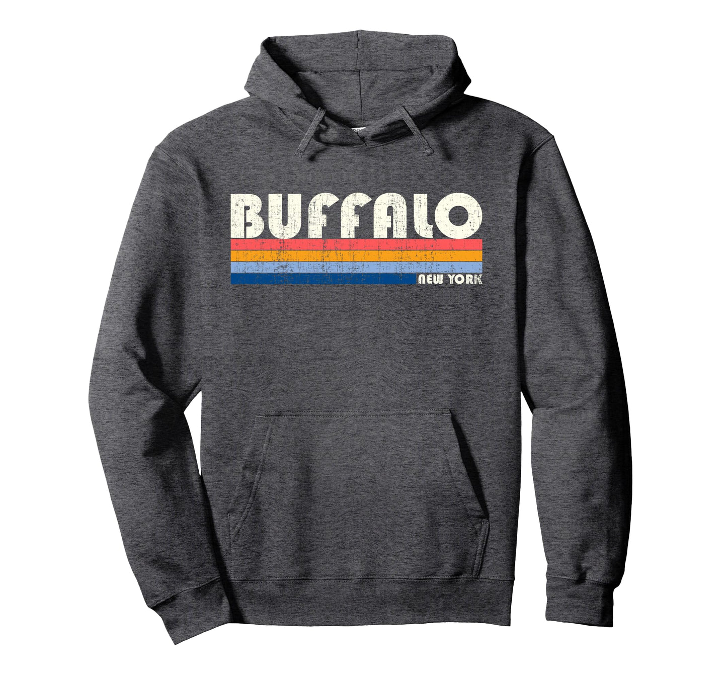 70S 80S Buffalo Ny Hoodie - Casual Everyday Wear for Adults - T-Shirt, Sweatshirt, Hoodie