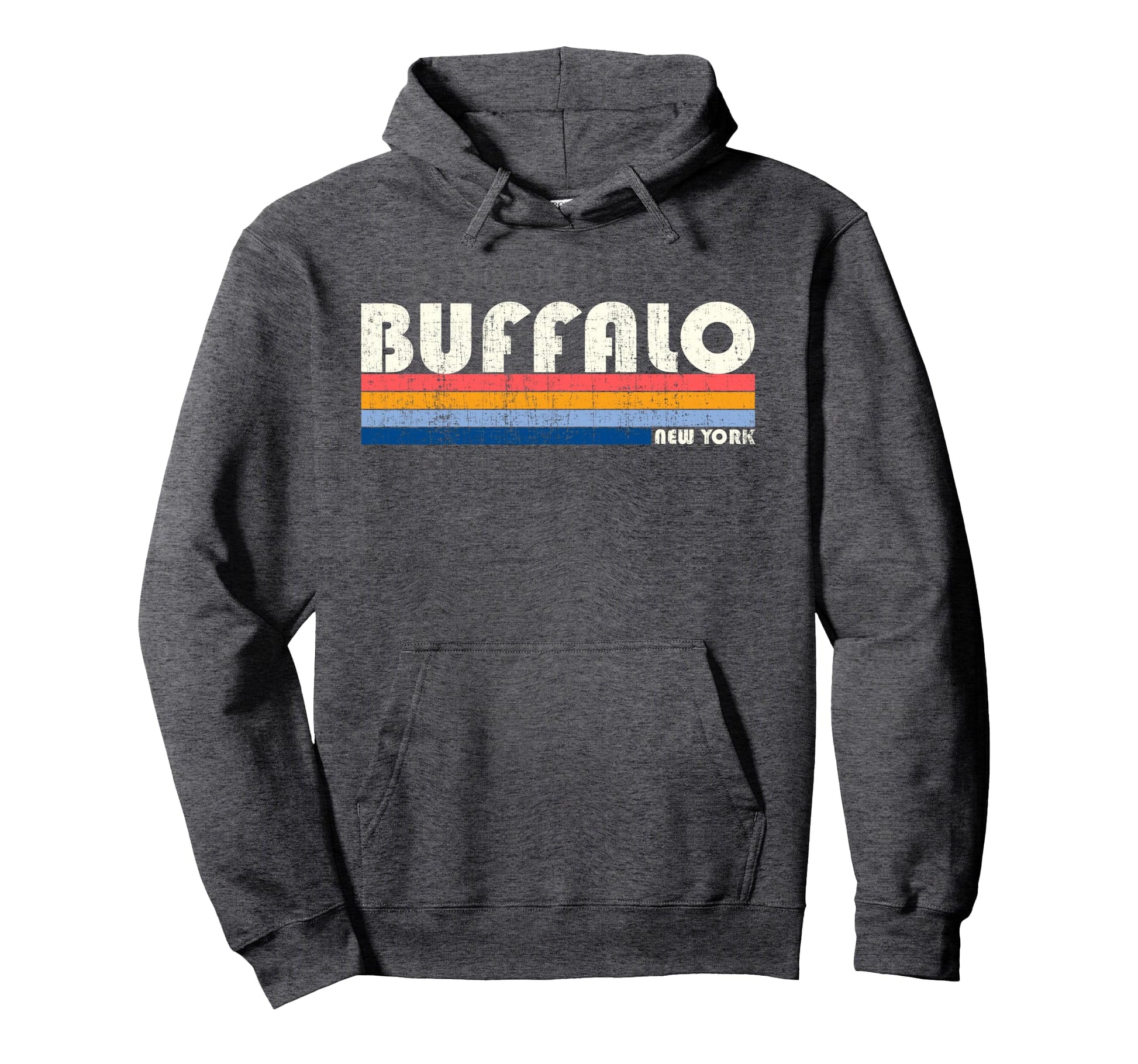 70S 80S Buffalo Ny Hoodie - Casual Everyday Wear for Adults - T-Shirt, Sweatshirt, Hoodie