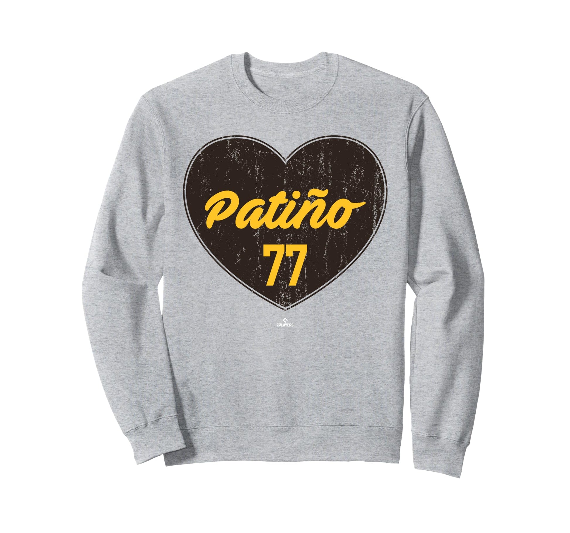 Distressed Heart Luis Pati O San Diego Sweatshirt - Novelty Apparel Unisex - T-Shirt, Sweatshirt, Hoodie