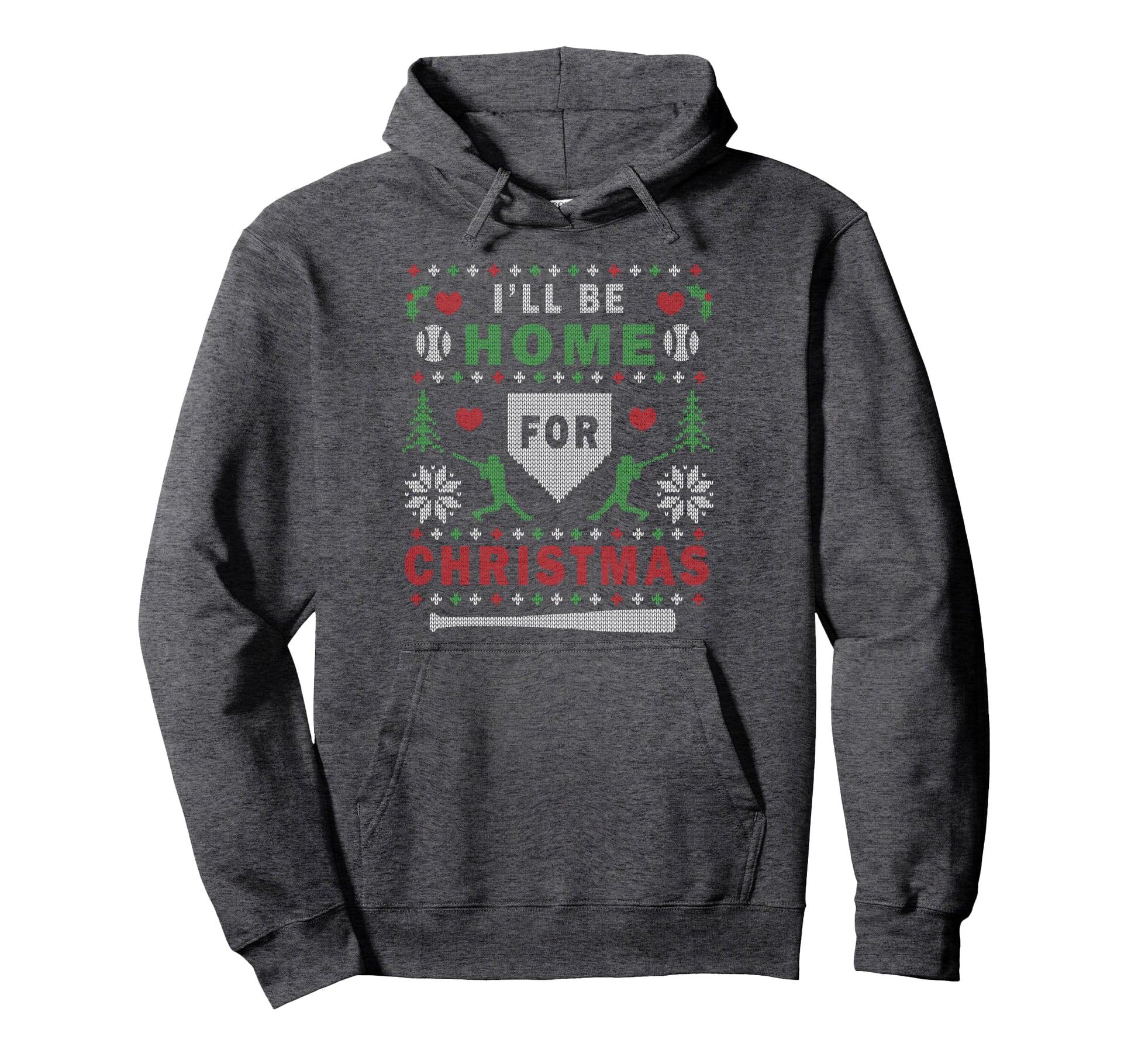 Ill Be Home Baseball Ugly Hoodie - Aesthetic Graphic Unisex - T-Shirt, Sweatshirt, Hoodie