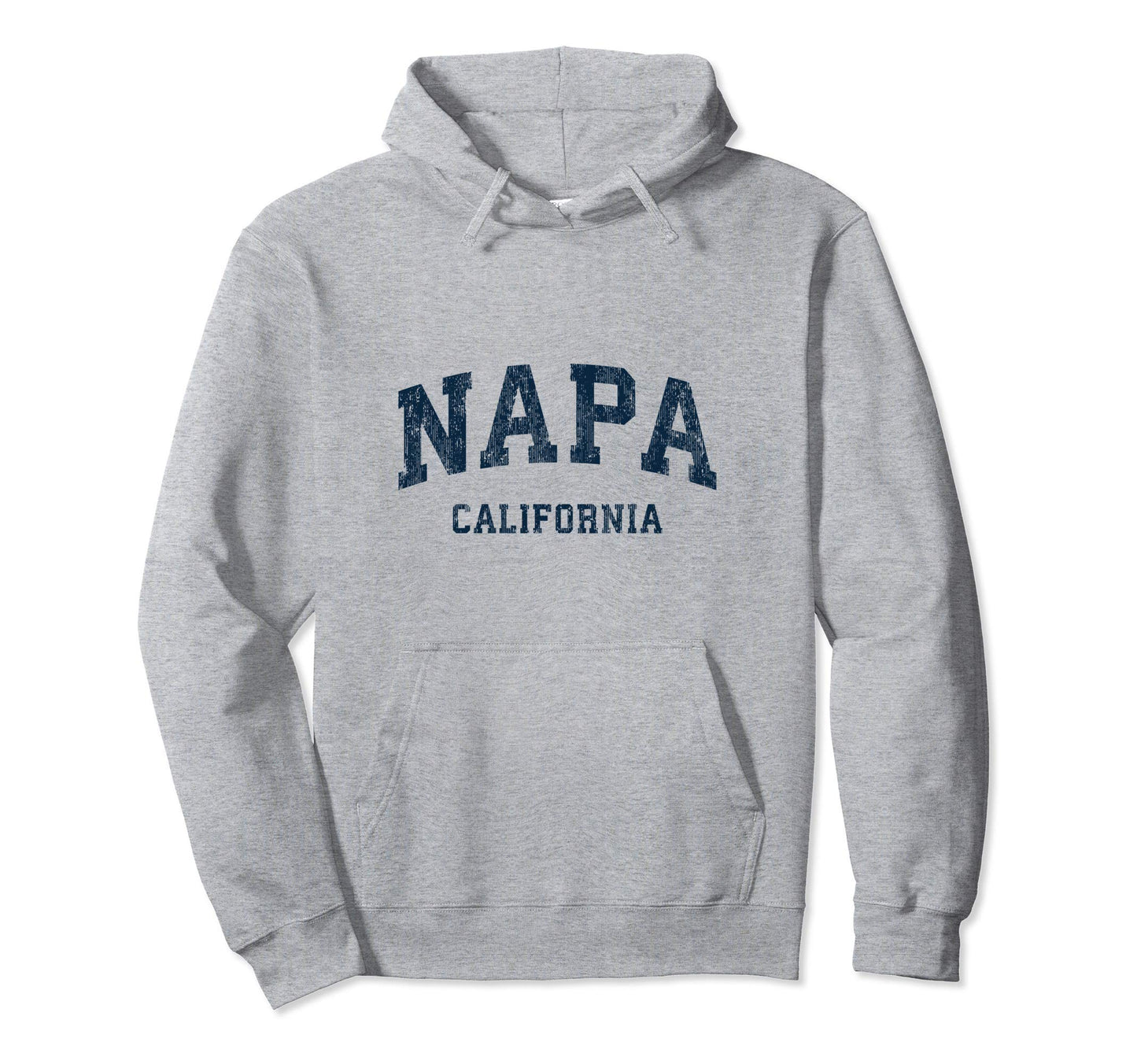 Napa California Ca Varsity Sports Navy Hoodie - Unique Graphic Unisex - T-Shirt, Sweatshirt, Hoodie