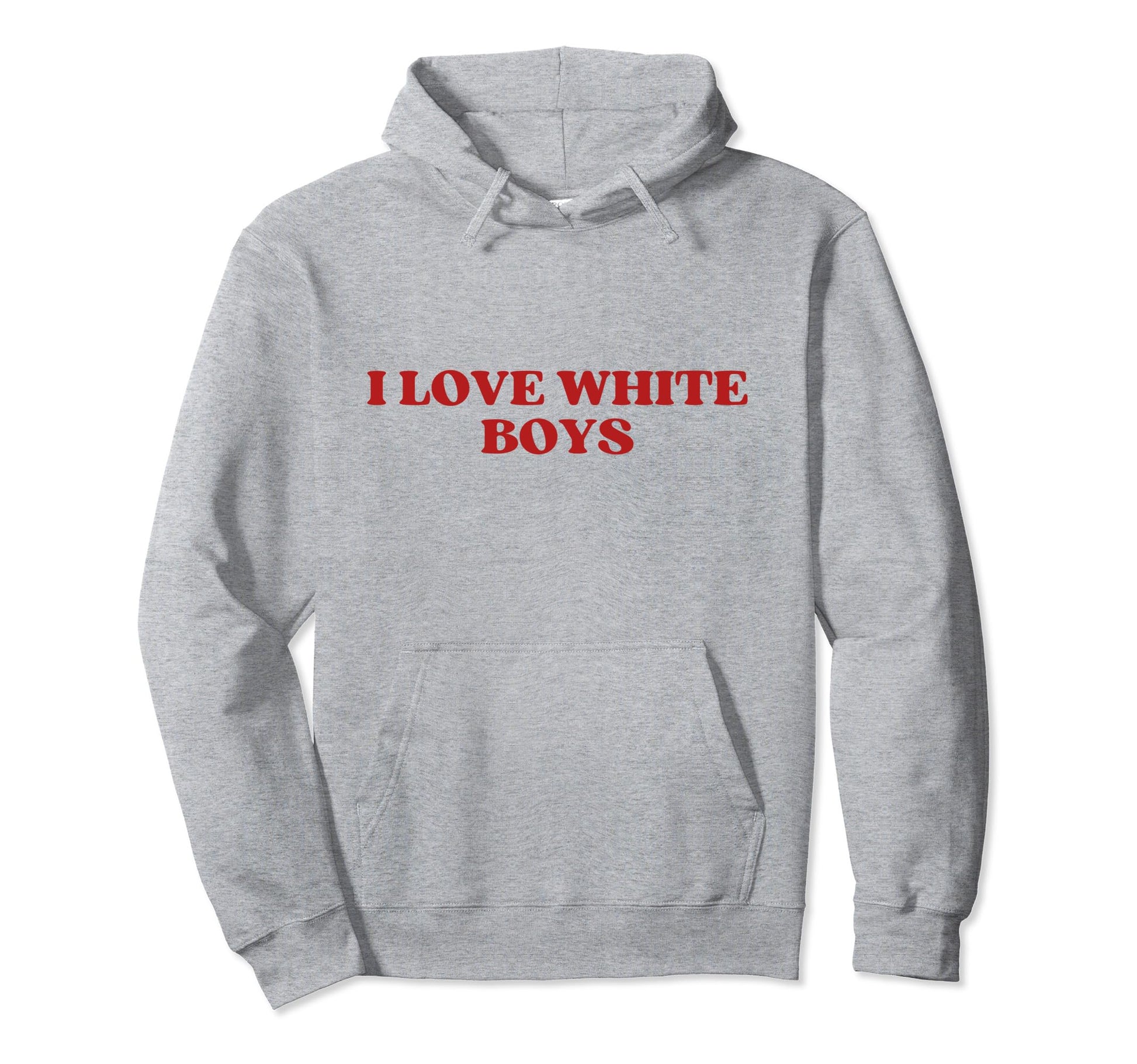 I Love White Y2K Aesthetic Trendy Hoodie - Aesthetic Graphic for Adults - T-Shirt, Sweatshirt, Hoodie
