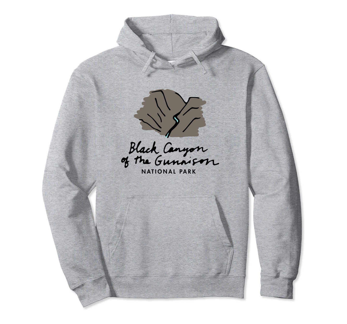 Black Canyon Gunnyson National Park Hoodie - Streetwear Style for Adults - T-Shirt, Sweatshirt, Hoodie