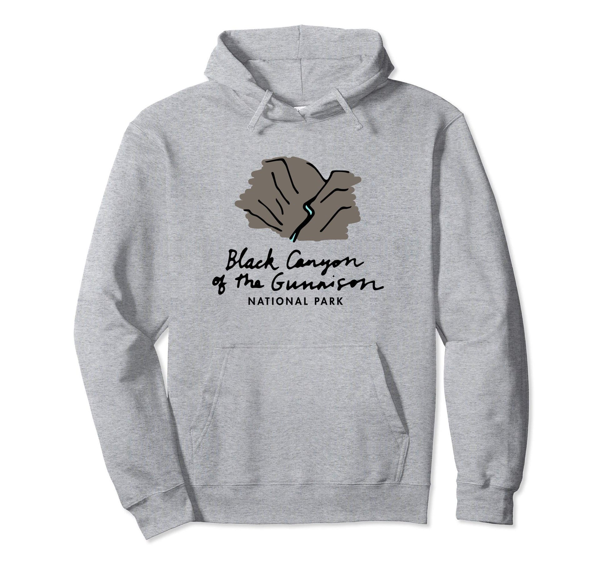 Black Canyon Gunnyson National Park Hoodie - Streetwear Style for Adults - T-Shirt, Sweatshirt, Hoodie