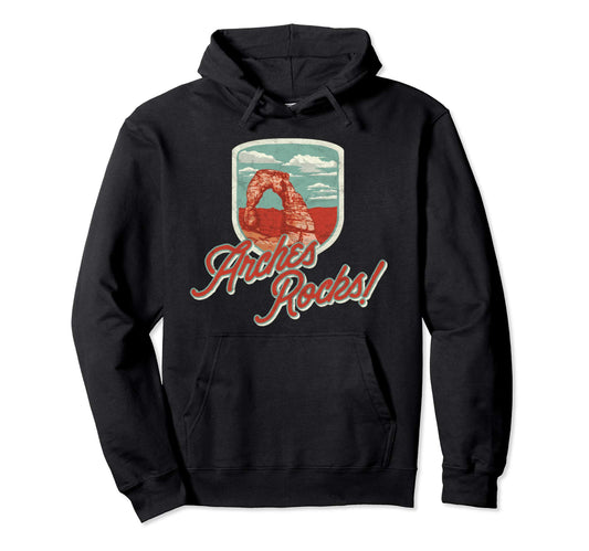 Arches Rocks National Park Moab Hoodie - Casual Everyday Wear for Adults - T-Shirt, Sweatshirt, Hoodie