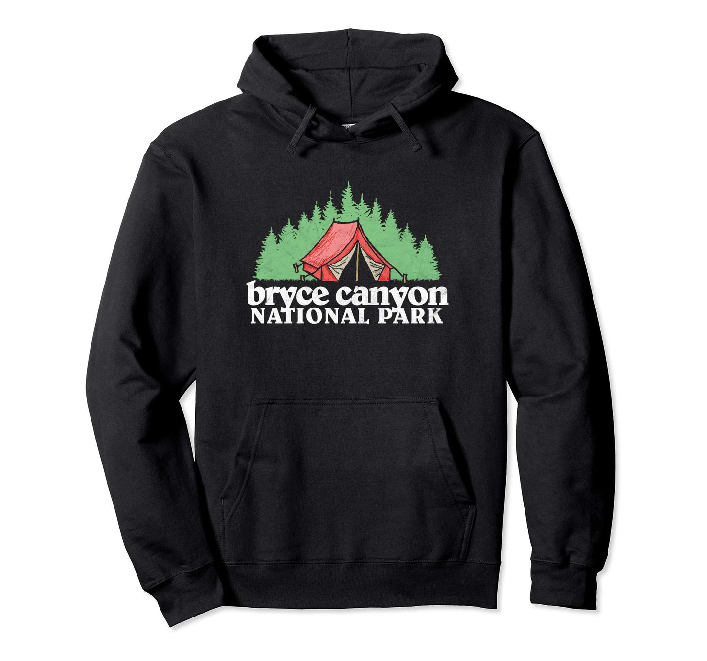 Bryce Canyon National Park Tent Camping Hoodie - Fun Novelty Design Unisex - T-Shirt, Sweatshirt, Hoodie