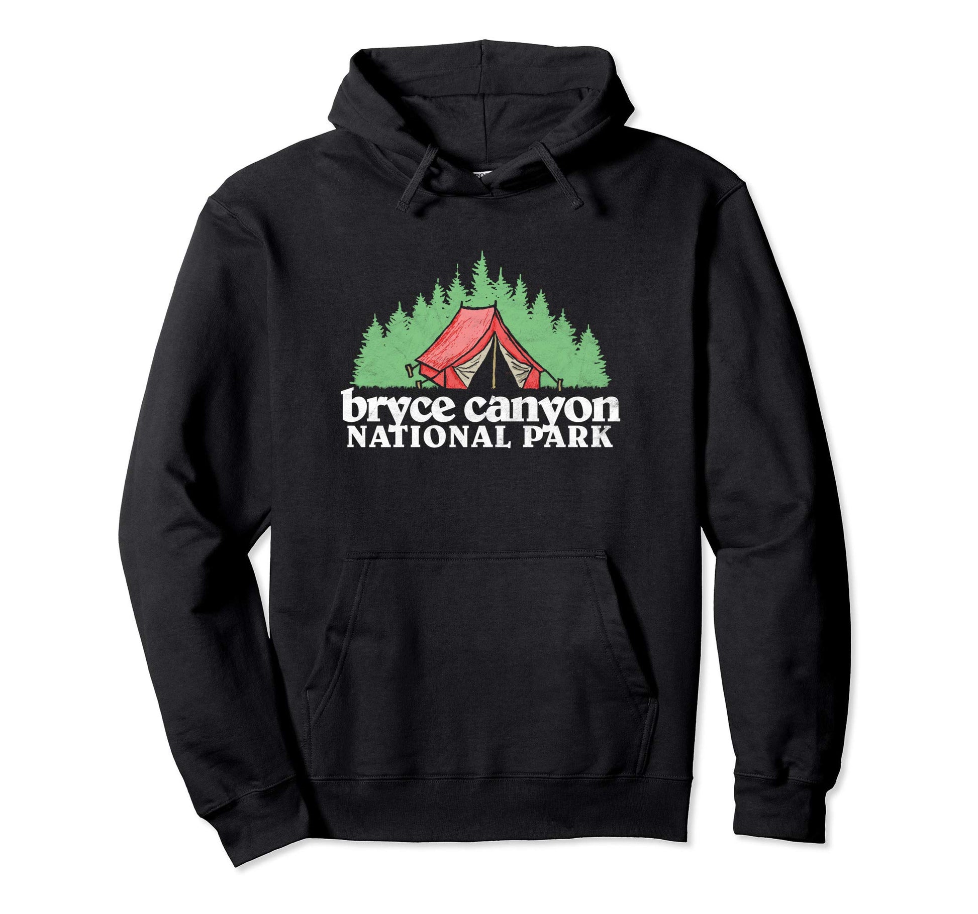 Bryce Canyon National Park Tent Camping Hoodie - Fun Novelty Design Unisex - T-Shirt, Sweatshirt, Hoodie