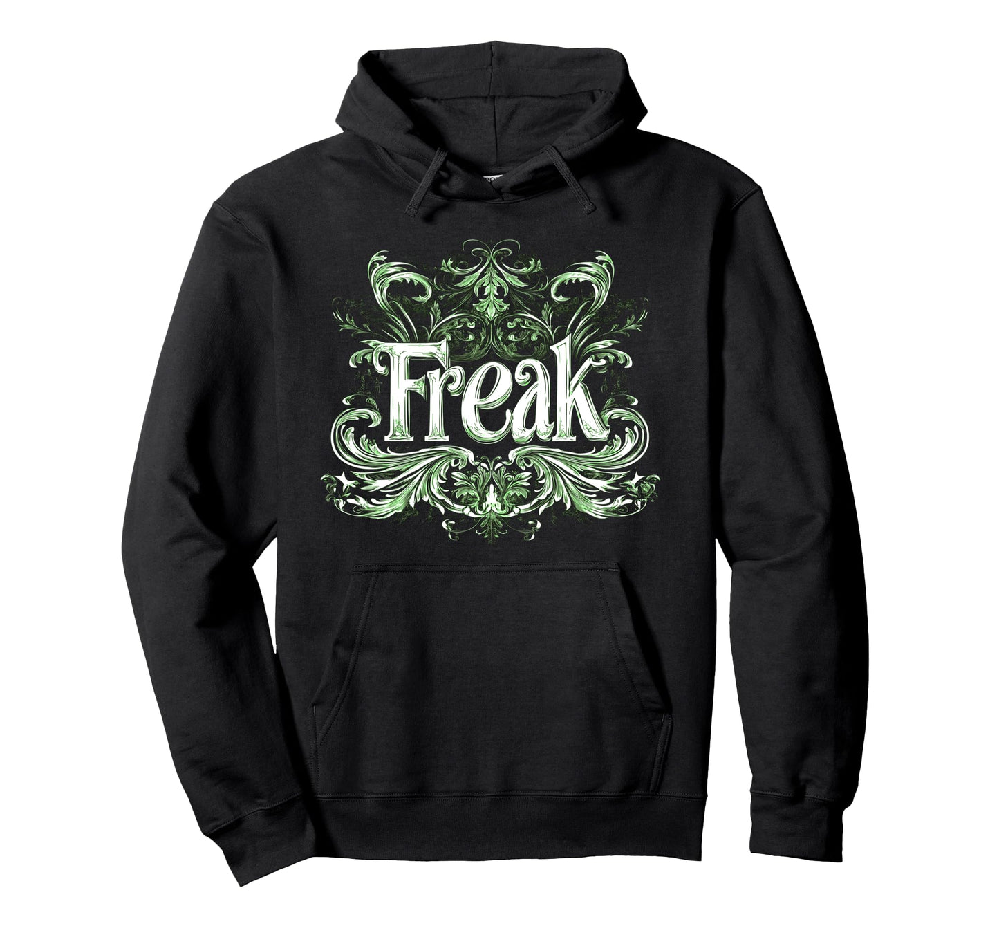 Freak Gothic Alt Grunge Hip Hop Y2K Hoodie - Minimalist Print for Adults - T-Shirt, Sweatshirt, Hoodie