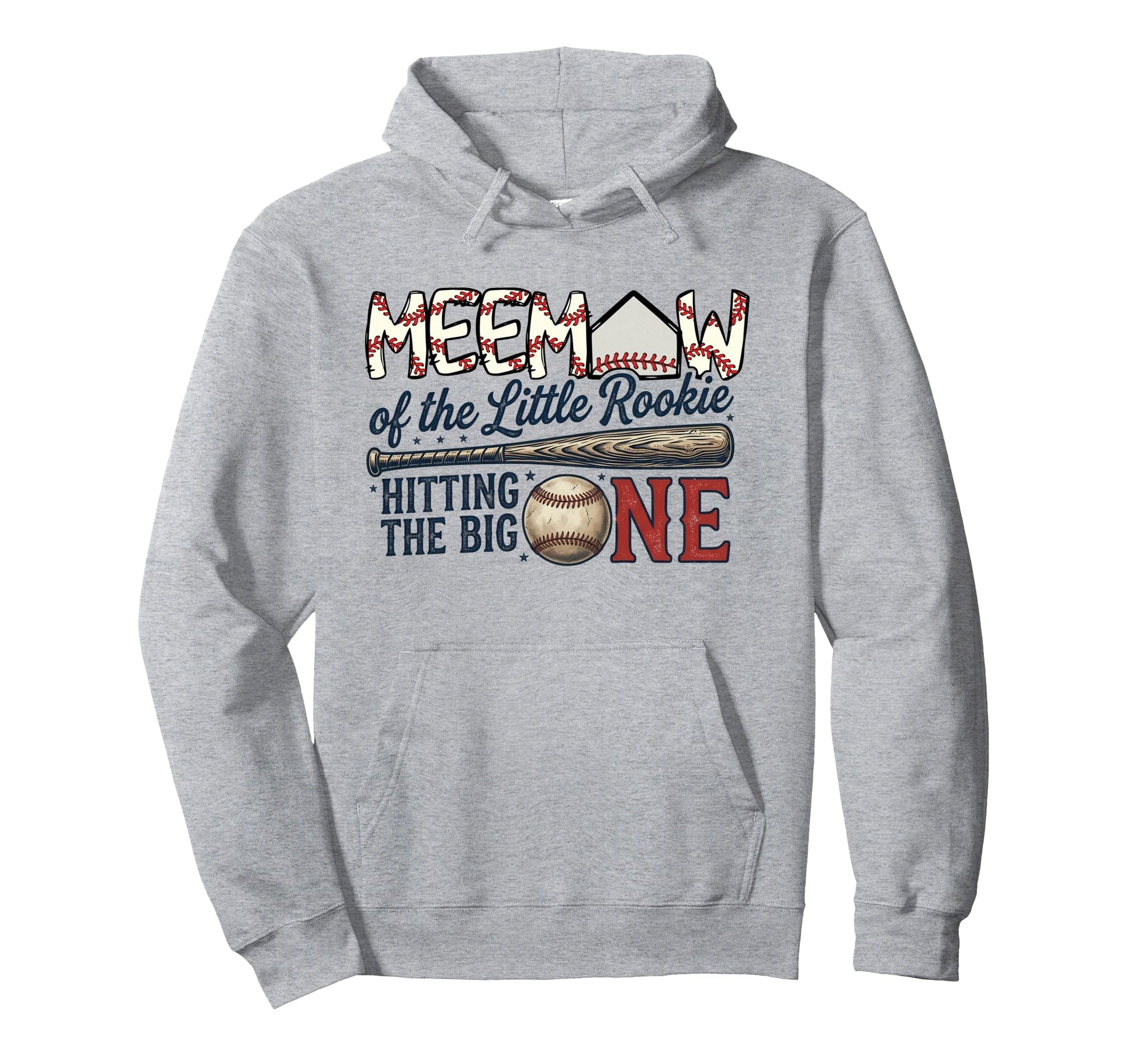 Grandma Meemaw Lil Rookie 1St Birthday Hoodie - Custom Art Print Men Women - T-Shirt, Sweatshirt, Hoodie