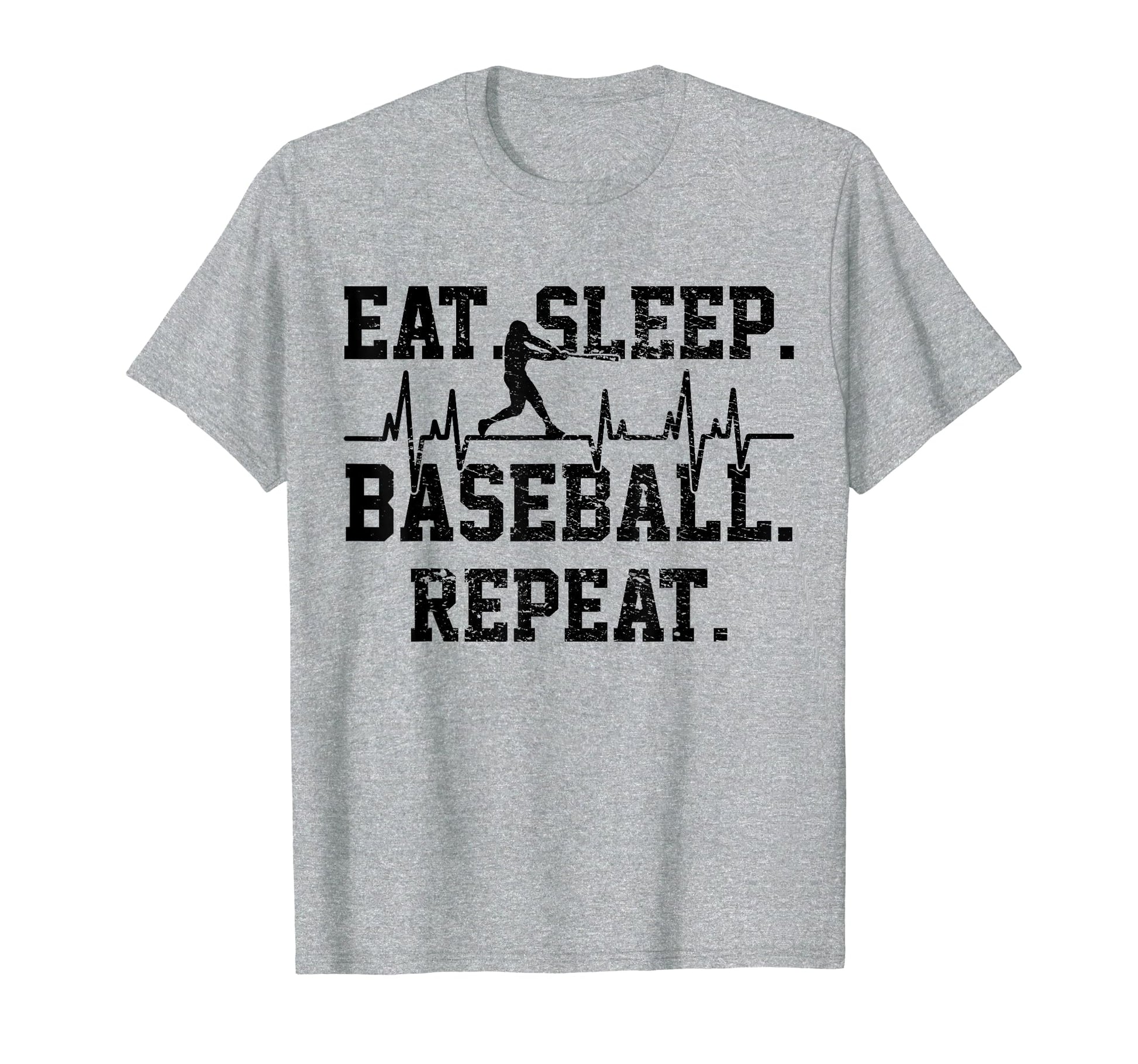 Baseball Heartbeat T-Shirt - Trendy Graphic for Adults - T-Shirt, Sweatshirt, Hoodie