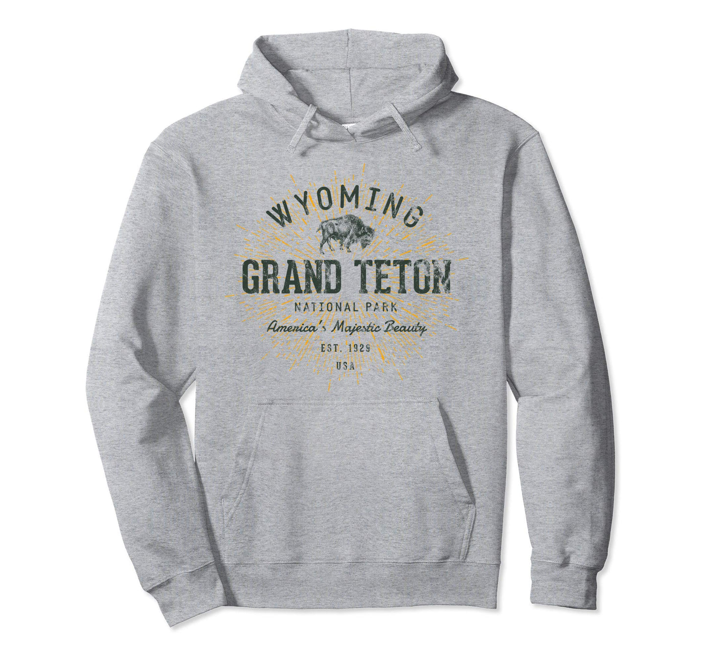 Grand Teton National Park Hoodie - Novelty Apparel for Adults - T-Shirt, Sweatshirt, Hoodie