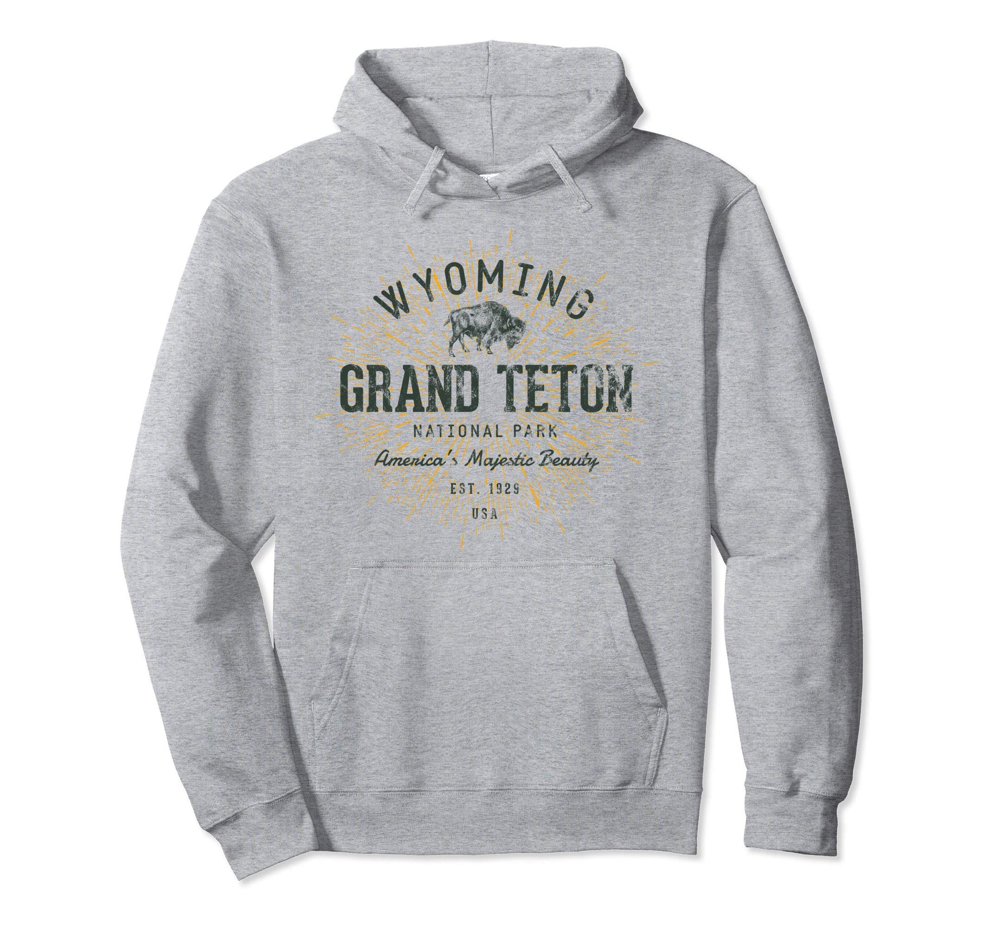 Grand Teton National Park Hoodie - Novelty Apparel for Adults - T-Shirt, Sweatshirt, Hoodie