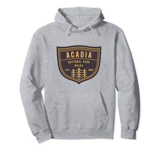 Acadia National Park Maine Souvenir Hoodie - Aesthetic Graphic Men Women - T-Shirt, Sweatshirt, Hoodie