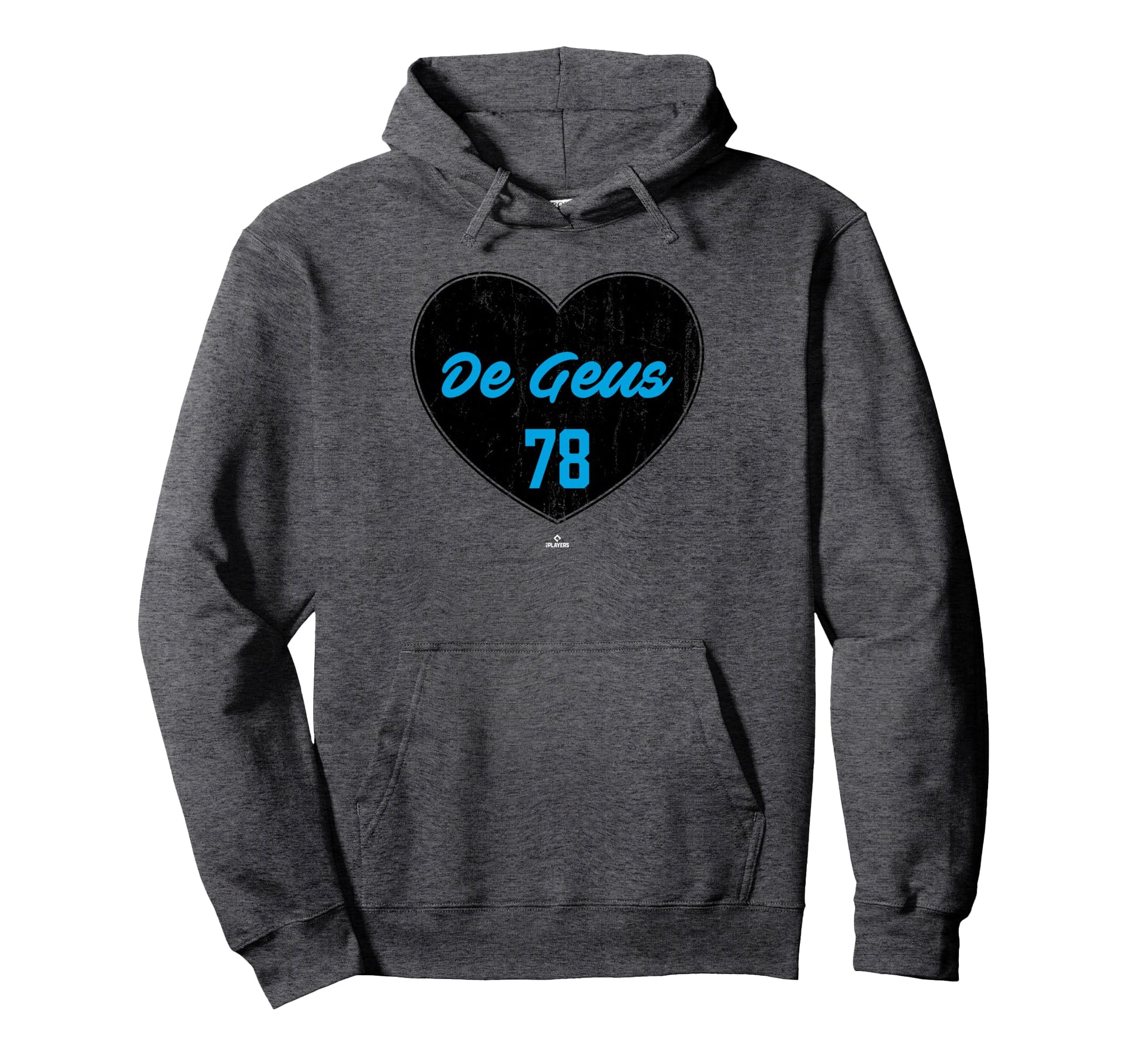 Distressed Heart Brett De Geus Miami Hoodie - Minimalist Print for Adults - T-Shirt, Sweatshirt, Hoodie