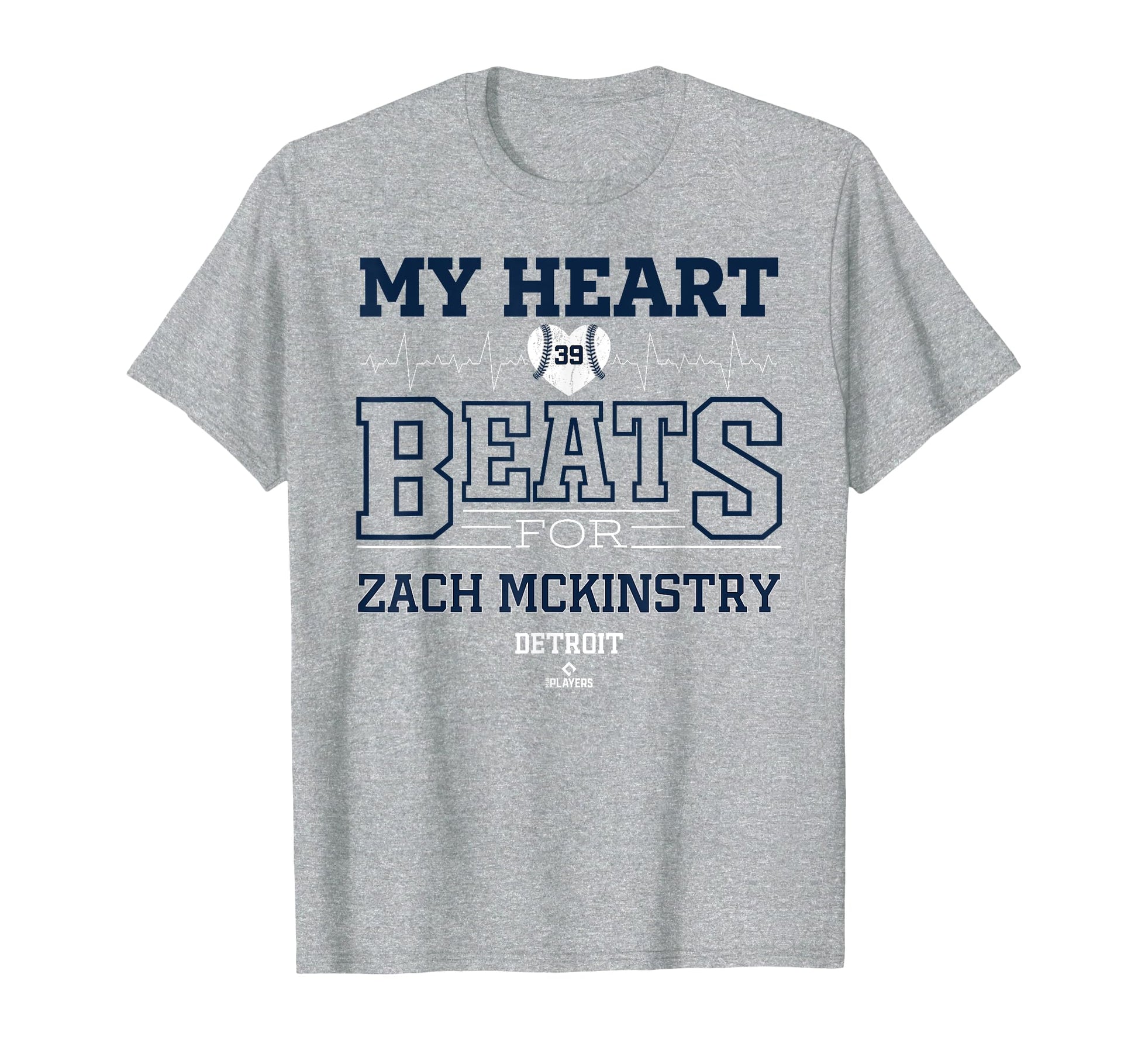 My Heart Beats Zach Mckinstry Detroit T-Shirt - Trendy Graphic Men Women - T-Shirt, Sweatshirt, Hoodie