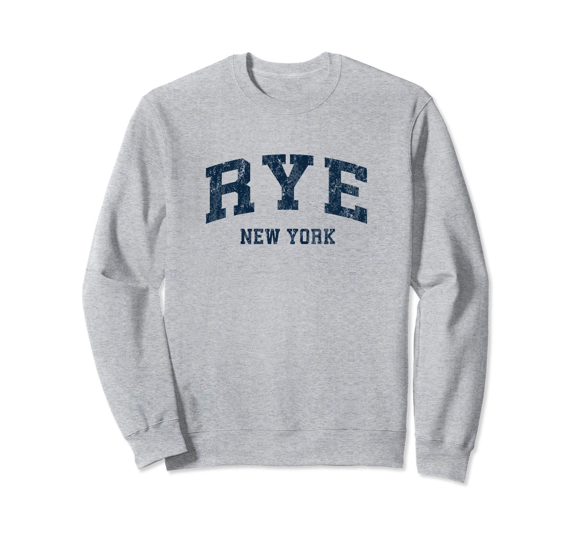 Rye New York Ny Varsity Sports Navy Sweatshirt - Novelty Apparel Unisex - T-Shirt, Sweatshirt, Hoodie