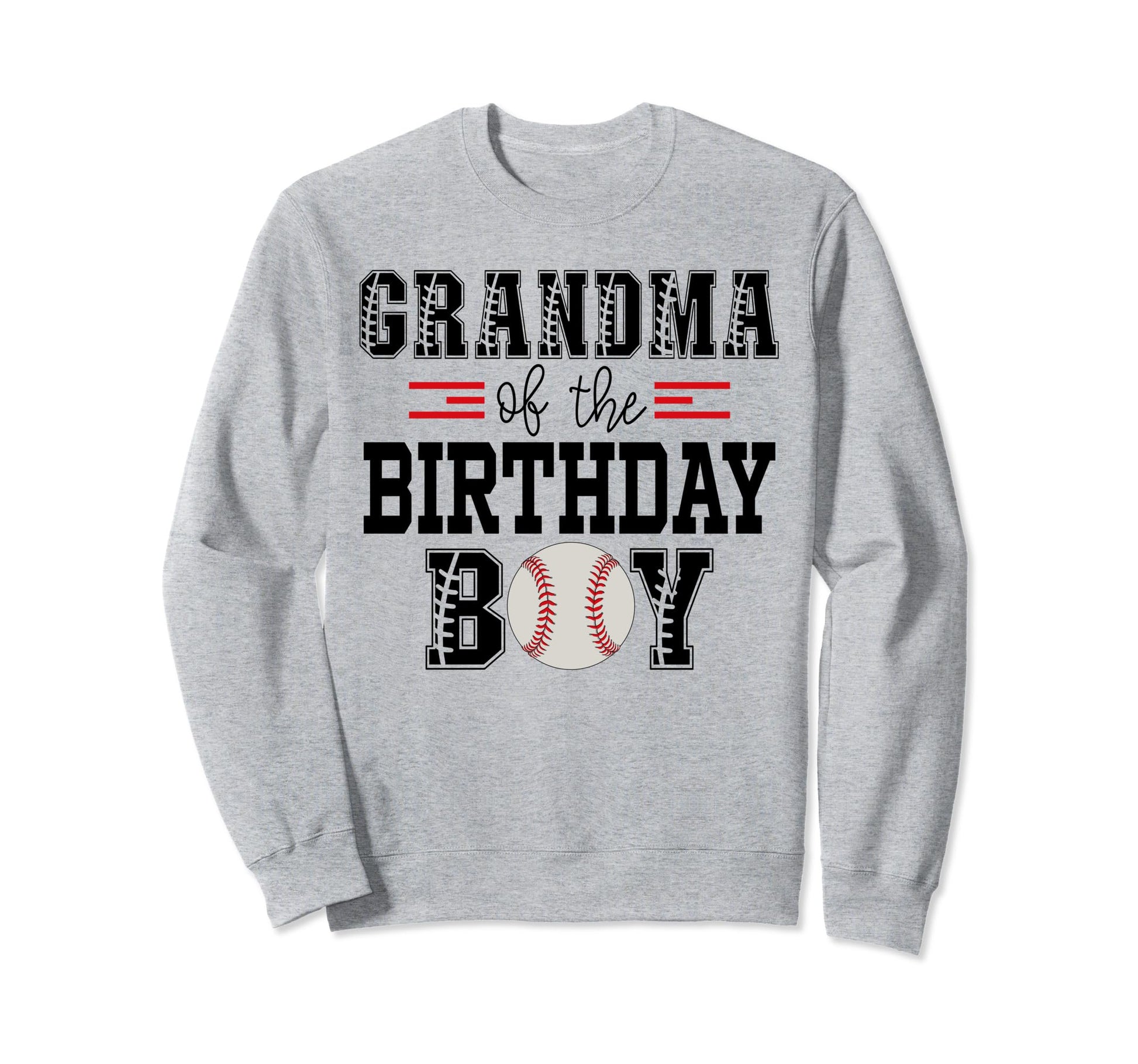 Grandma Birthday Baseball Lover First Sweatshirt - Minimalist Print Unisex - T-Shirt, Sweatshirt, Hoodie