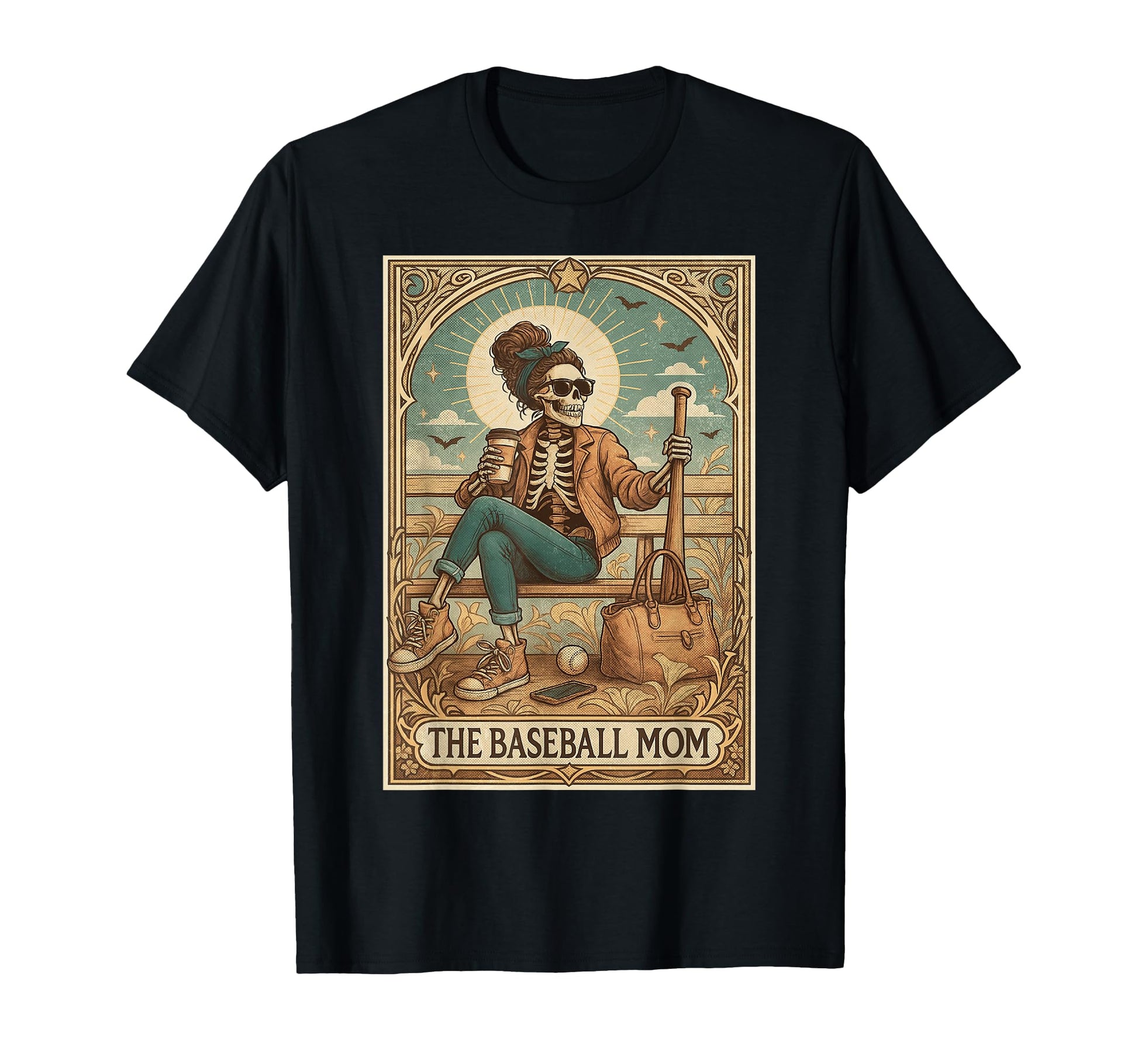 Baseball Coquette Bow Baseball Mama T-Shirt - Aesthetic Graphic for Adults - T-Shirt, Sweatshirt, Hoodie