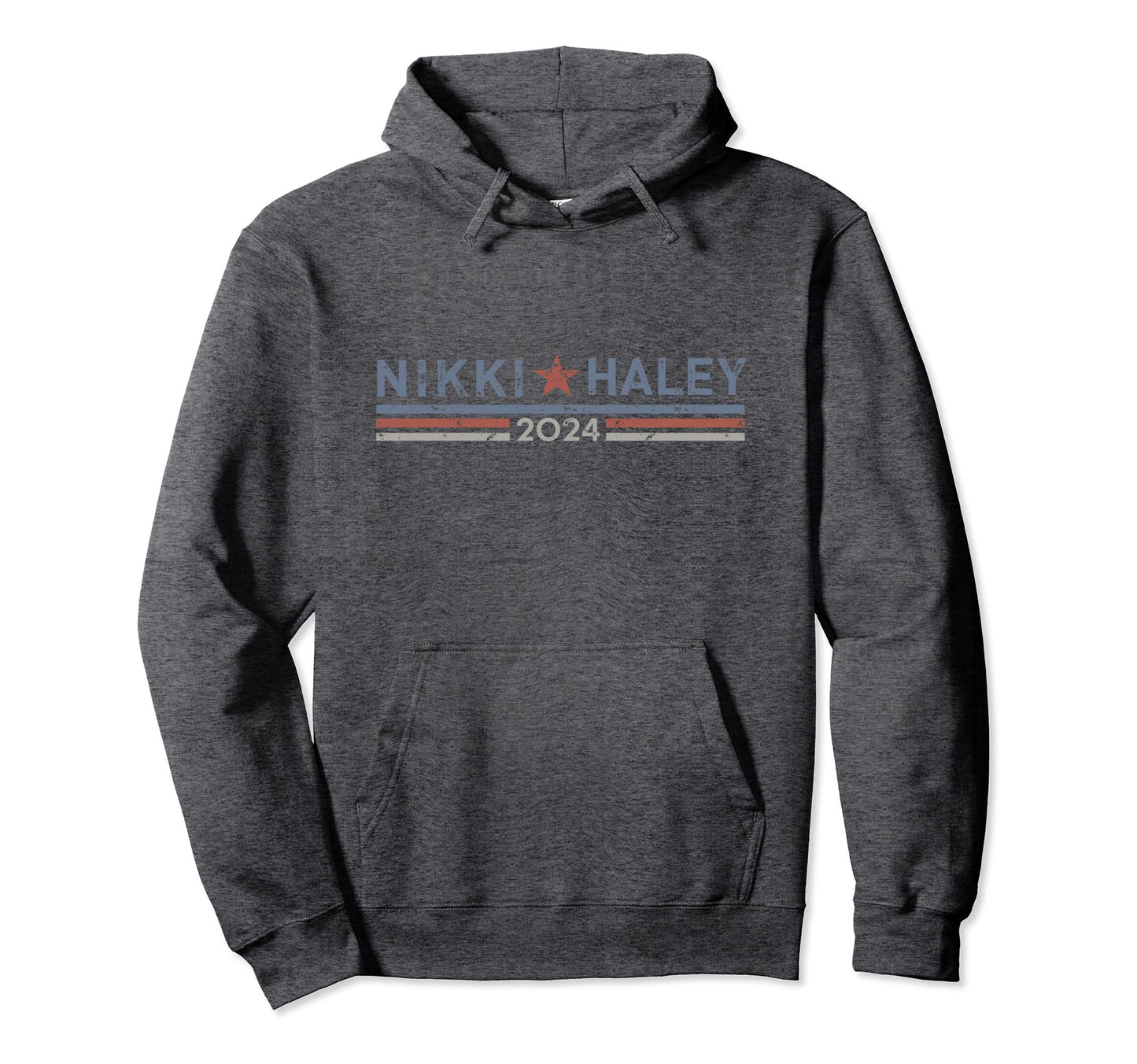 Nikki Haley 2024 Stripe Hoodie - Graphic Print Unisex - T-Shirt, Sweatshirt, Hoodie