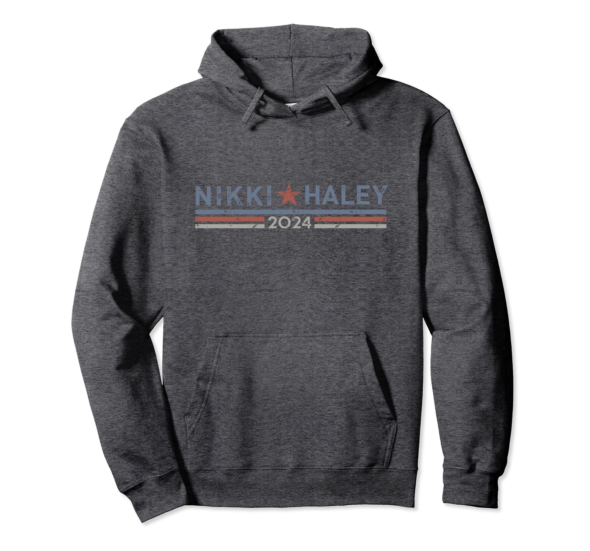 Nikki Haley 2024 Stripe Hoodie - Graphic Print Unisex - T-Shirt, Sweatshirt, Hoodie