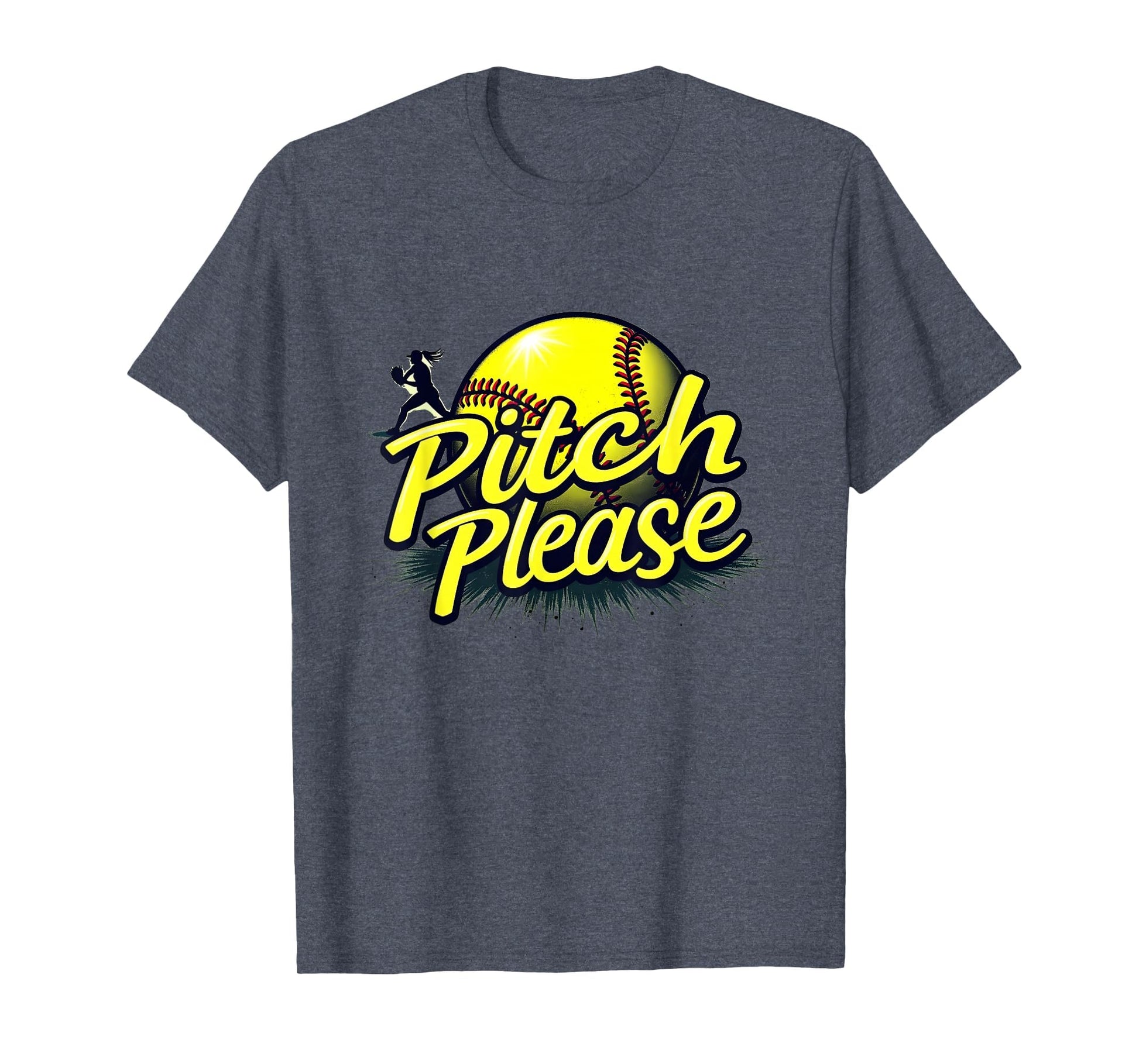 Pitch Please Softball Sassy Athlete T-Shirt - Unique Graphic Unisex - T-Shirt, Sweatshirt, Hoodie