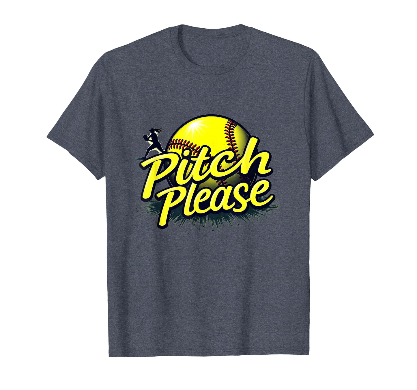 Pitch Please Softball Sassy Athlete T-Shirt - Trendy Graphic Unisex - T-Shirt, Sweatshirt, Hoodie