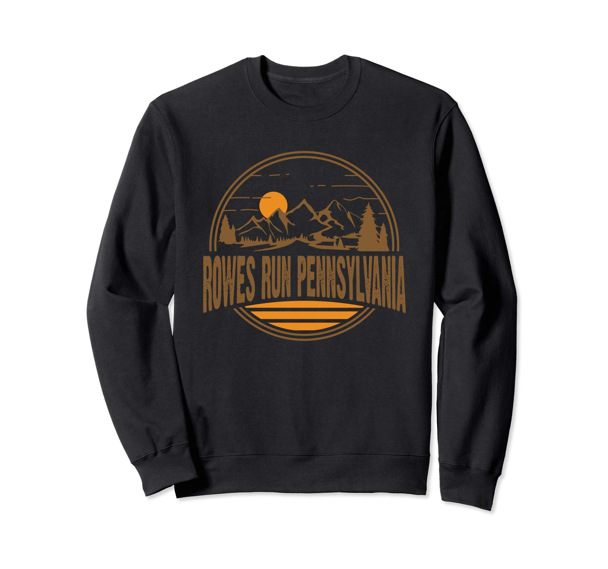 Rowes Run Pennsylvania Mountain Sweatshirt - Streetwear Style for Adults - T-Shirt, Sweatshirt, Hoodie