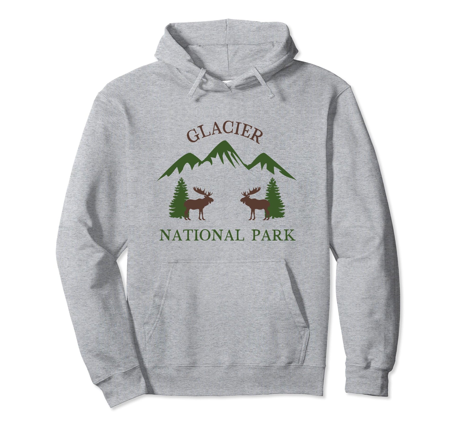 Glacier National Park Hoodie - Streetwear Style for Adults - T-Shirt, Sweatshirt, Hoodie