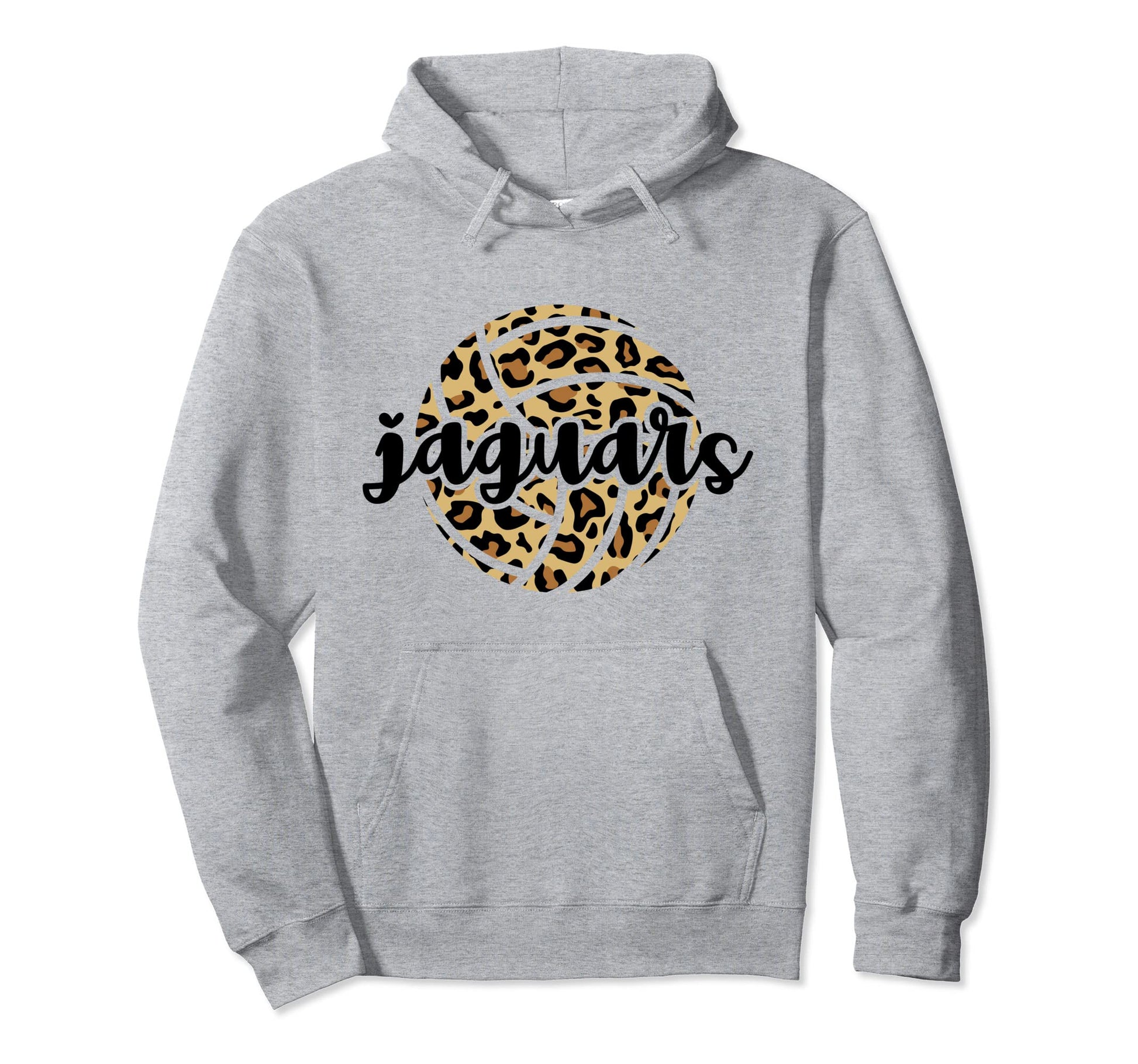Jaguars Volleyball Team Leopard Mascot Hoodie - Fun Novelty Design Unisex - T-Shirt, Sweatshirt, Hoodie