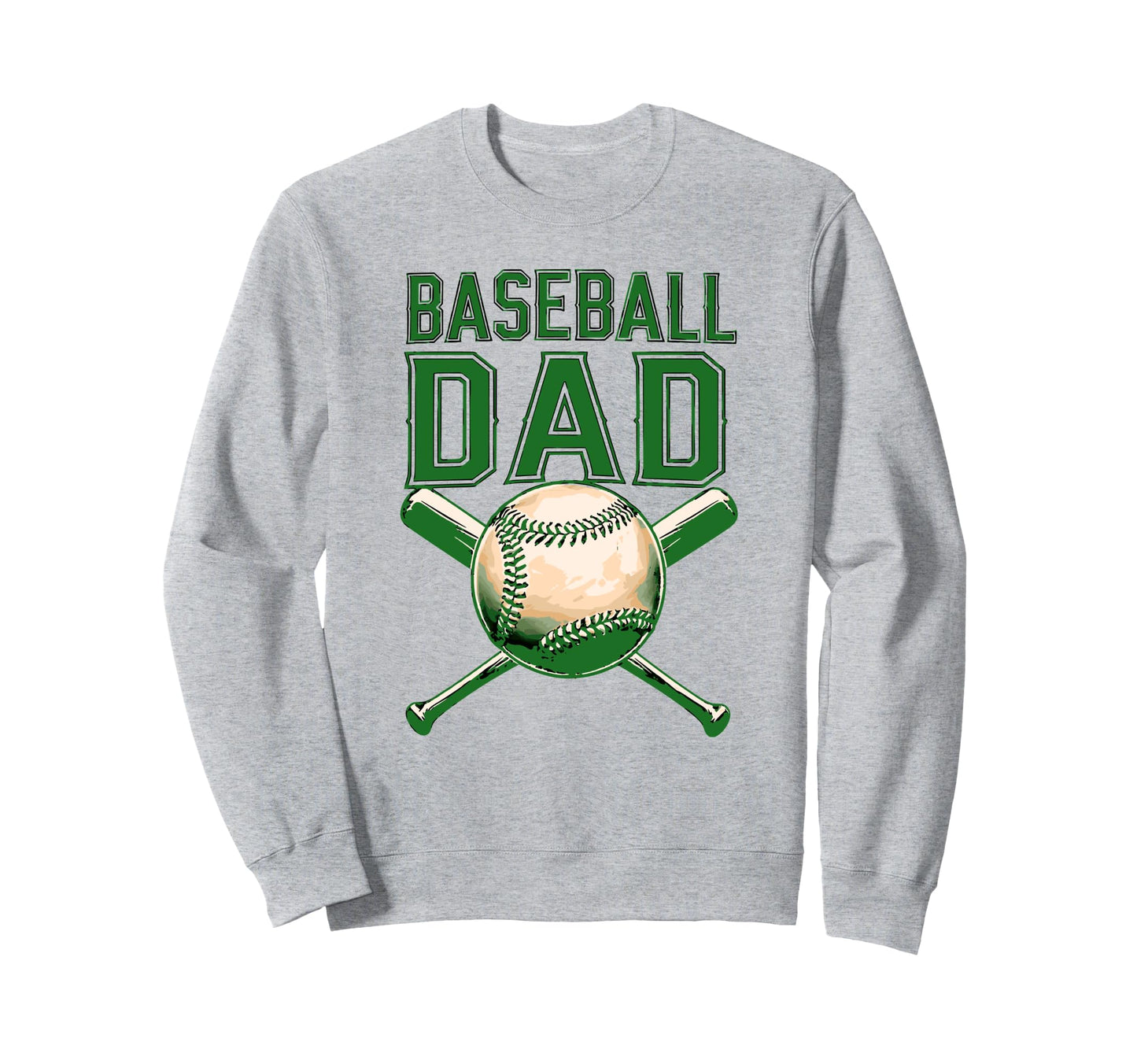 Baseball Dad Parent Ball Player Sweatshirt - Minimalist Print for Adults - T-Shirt, Sweatshirt, Hoodie