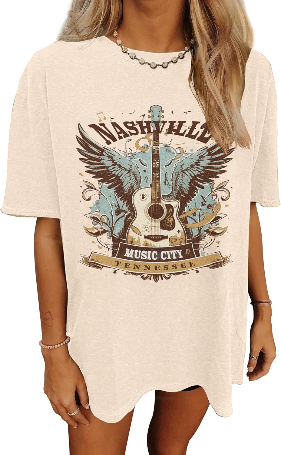 Women's Nashville Country Music City Oversized - Adult & Kids T-Shirts, Sweatshirts & Hoodies apparel design preview 1
