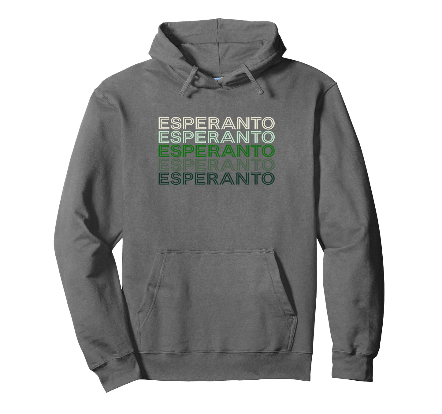 Esperanto Language 70S Aesthetic Hoodie - Fun Novelty Design Men Women - T-Shirt, Sweatshirt, Hoodie
