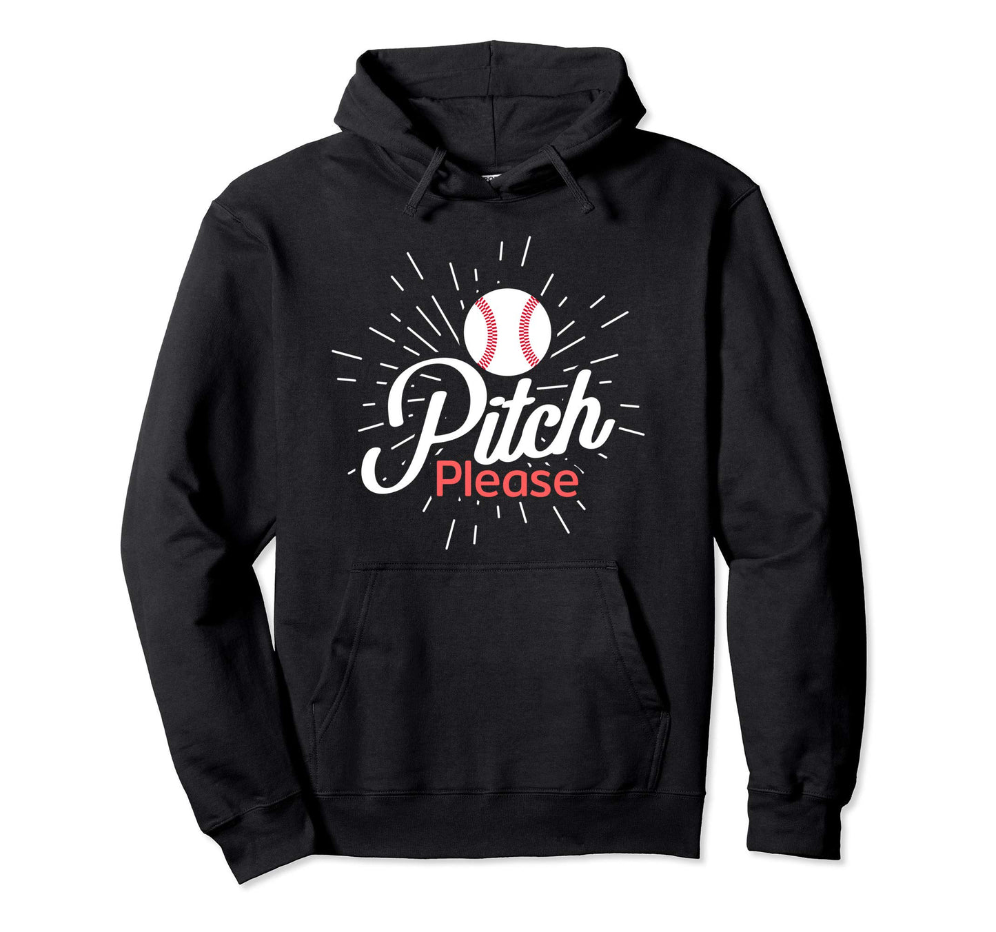 Pitch Please Baseball Player Softball Hoodie - Aesthetic Graphic Men Women - T-Shirt, Sweatshirt, Hoodie