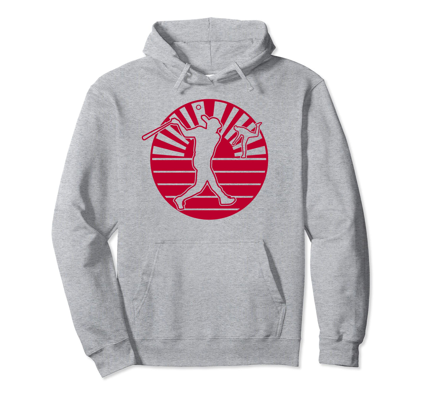 Japanese Flag Baseball Home Run Dinger Hoodie - Trendy Graphic Men Women - T-Shirt, Sweatshirt, Hoodie