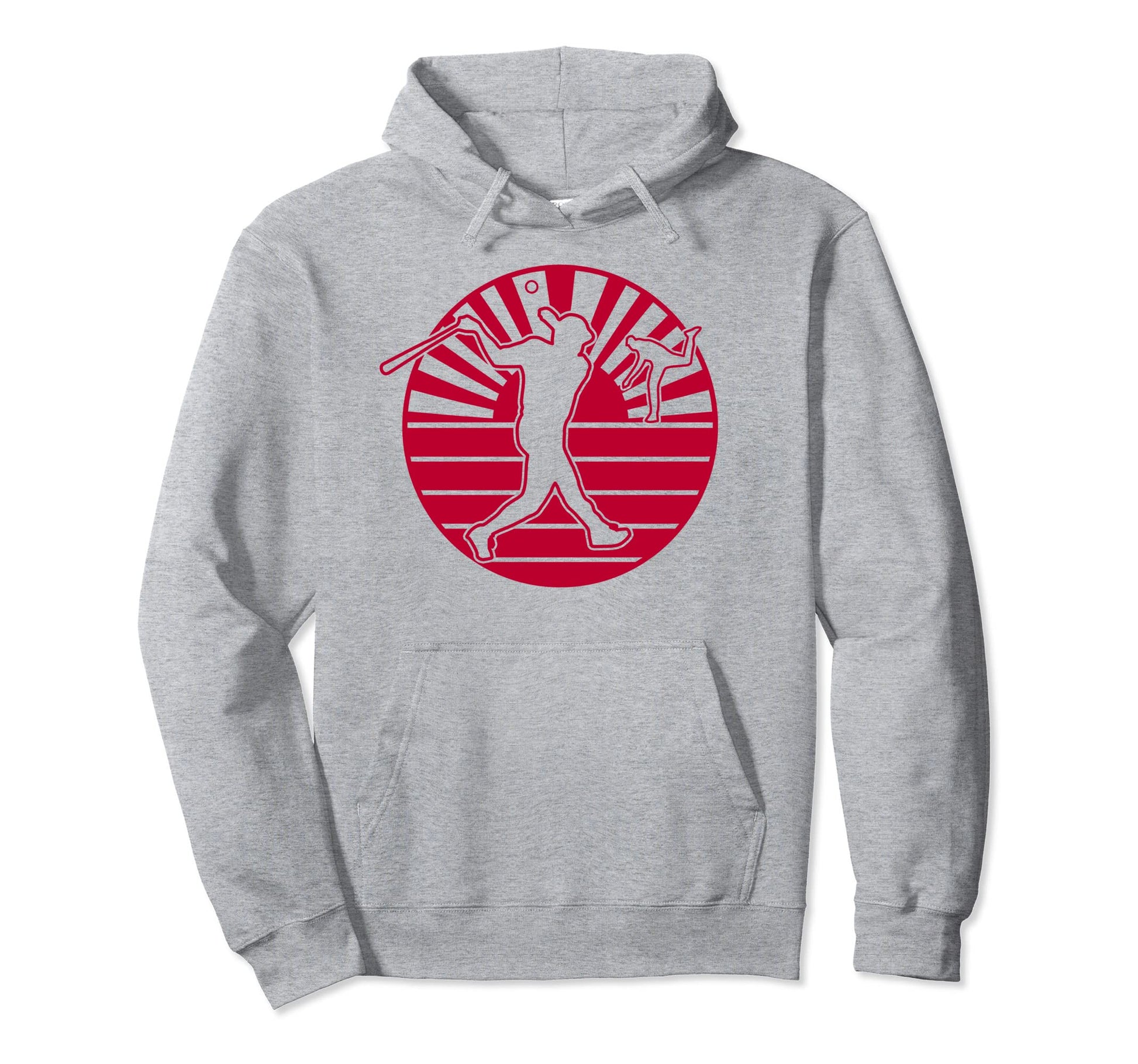 Japanese Flag Baseball Home Run Dinger Hoodie - Trendy Graphic Men Women - T-Shirt, Sweatshirt, Hoodie