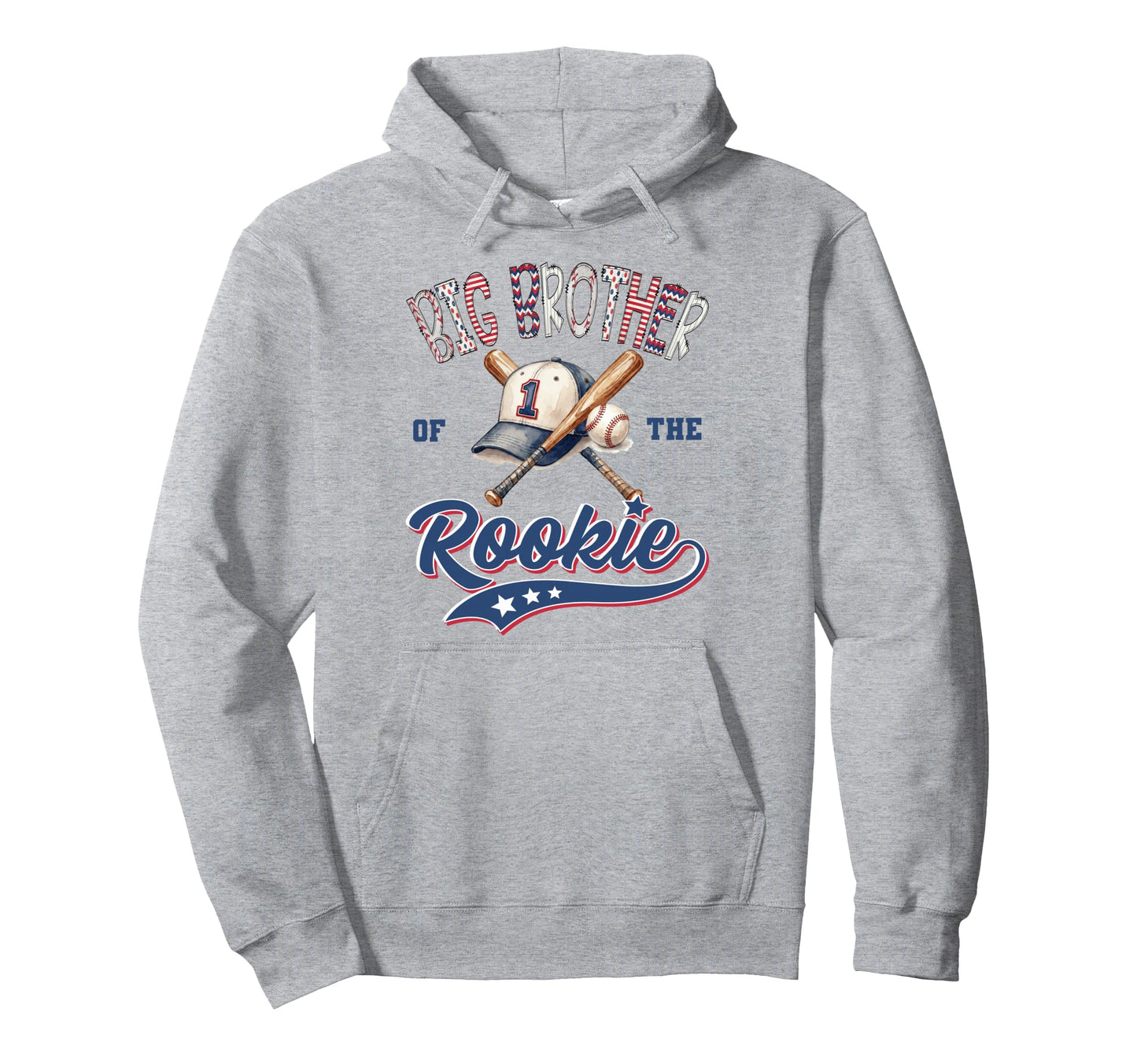 Big Brother Rookie Year 1St Birthday Hoodie - Aesthetic Graphic Men Women - T-Shirt, Sweatshirt, Hoodie