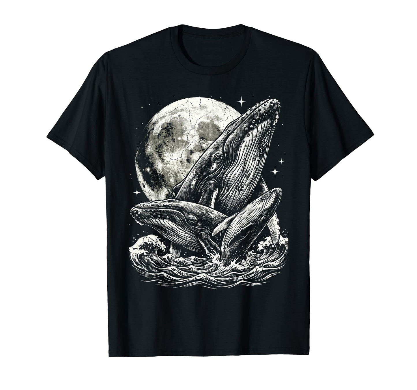 Blue Whale Humpback Whale 90S Aesthetic T-Shirt - Aesthetic Graphic Unisex - T-Shirt, Sweatshirt, Hoodie