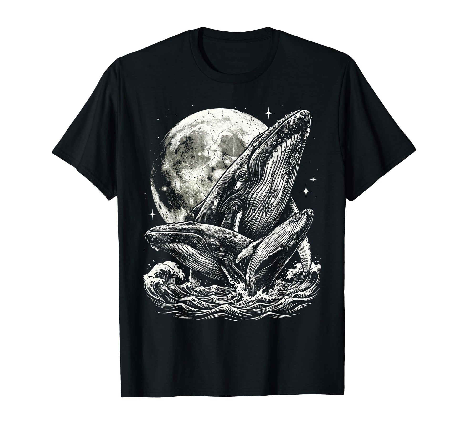 Blue Whale Humpback Whale 90S Aesthetic T-Shirt - Aesthetic Graphic Unisex - T-Shirt, Sweatshirt, Hoodie