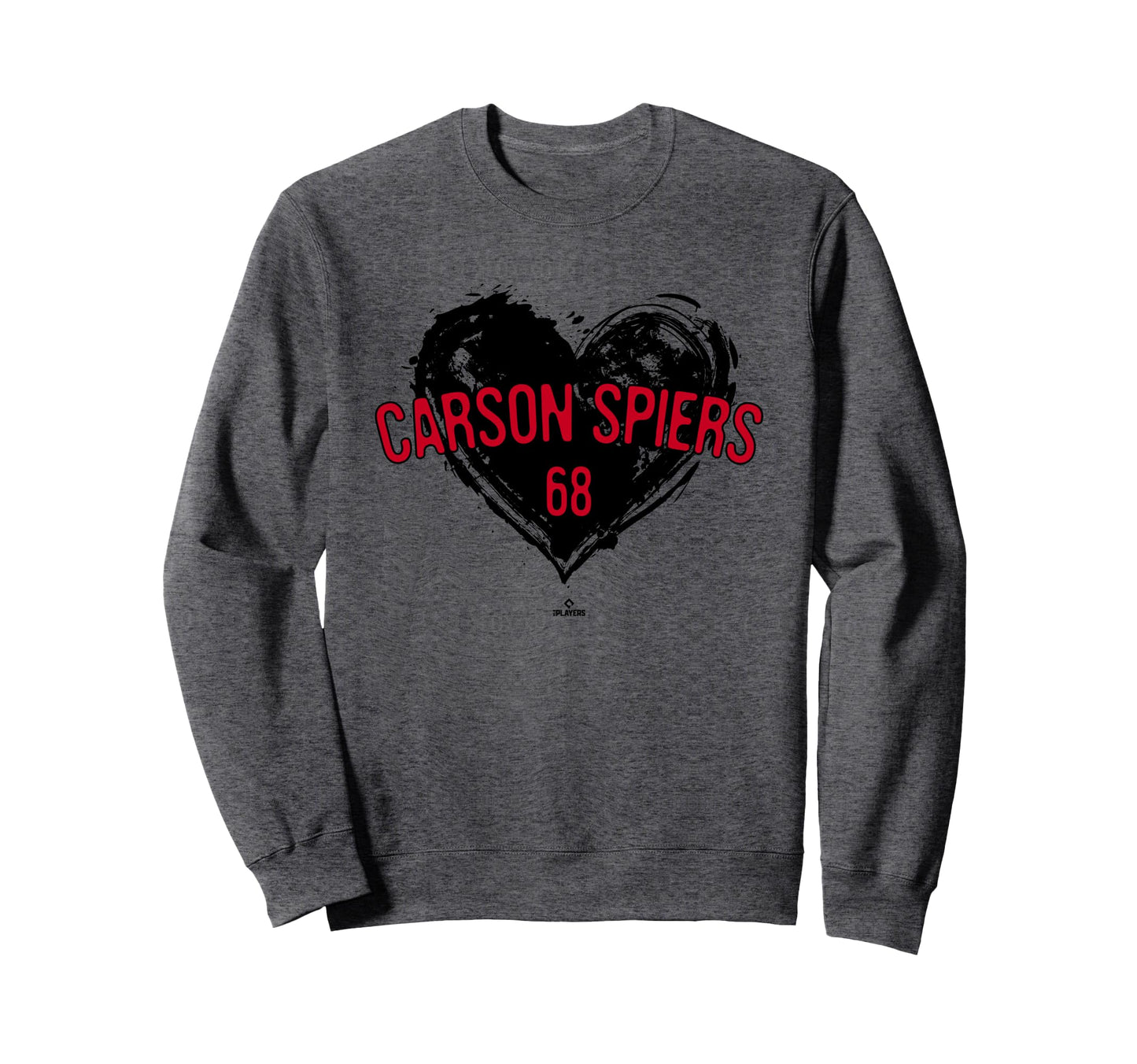 Distressed Heart Carson Spiers Sweatshirt - Trendy Graphic for Adults - T-Shirt, Sweatshirt, Hoodie
