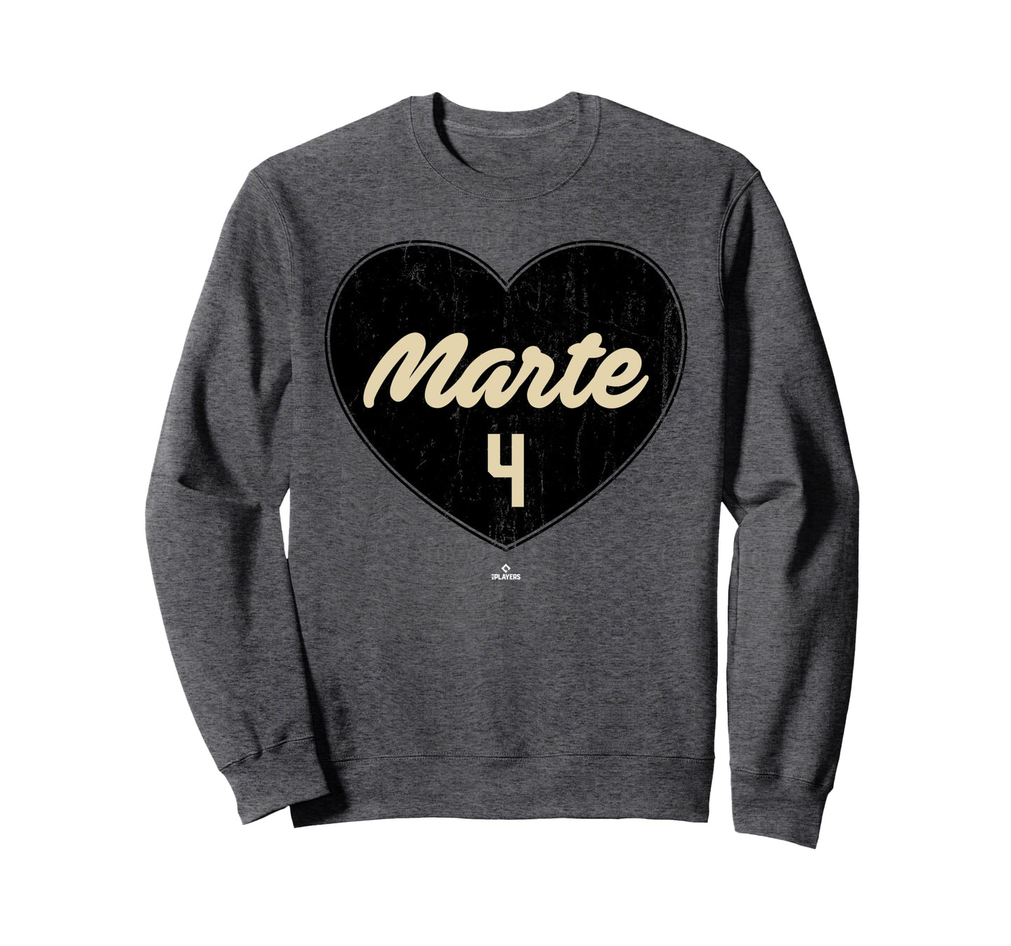 Distressed Heart Ketel Marte Arizona Sweatshirt - Graphic Print Men Women - T-Shirt, Sweatshirt, Hoodie