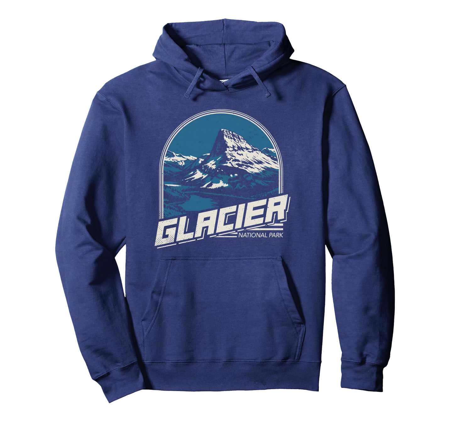 Glacier National Park Hoodie - Custom Art Print Men Women - T-Shirt, Sweatshirt, Hoodie