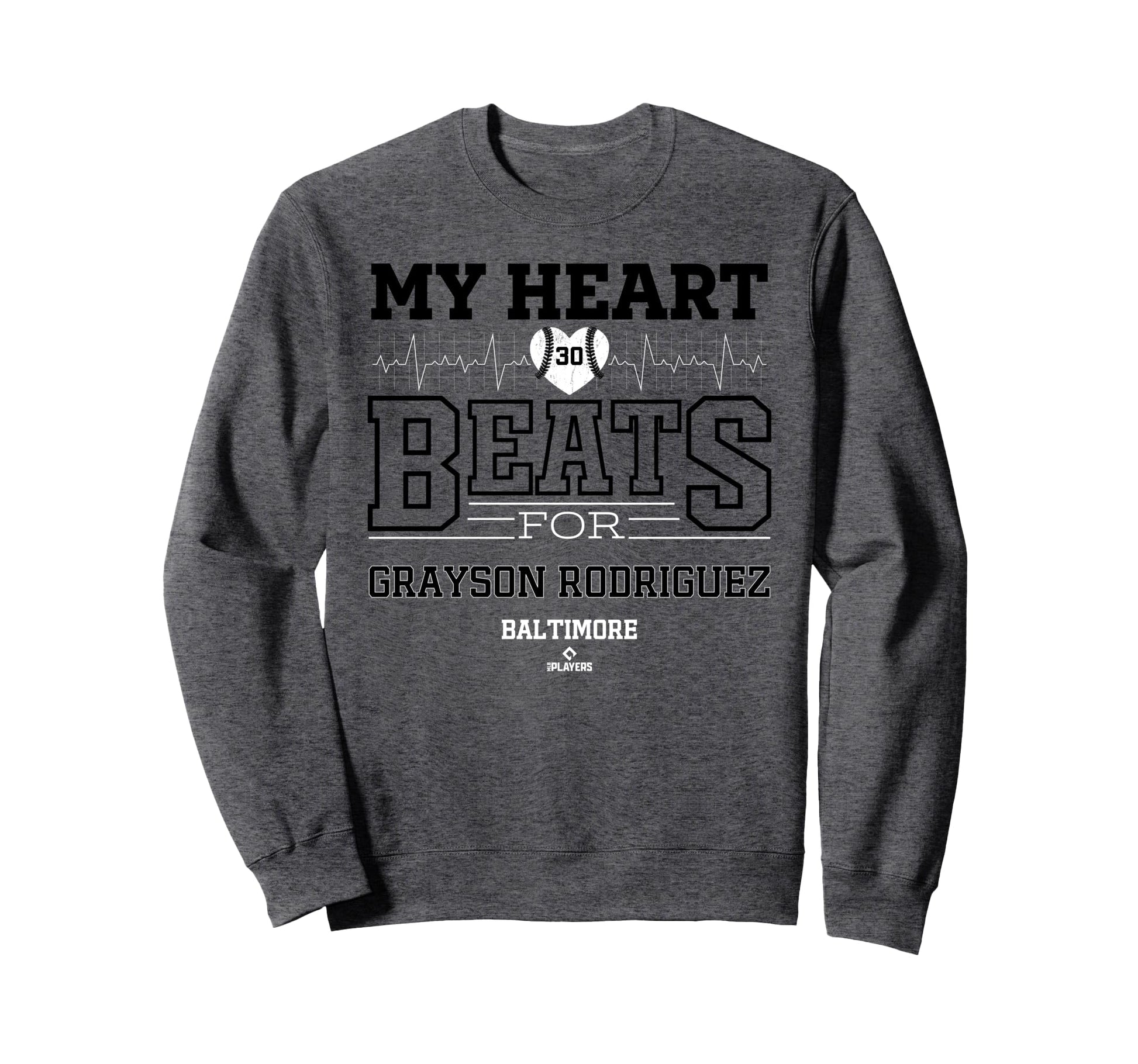 My Heart Beats Grayson Sweatshirt - Casual Everyday Wear for Adults - T-Shirt, Sweatshirt, Hoodie